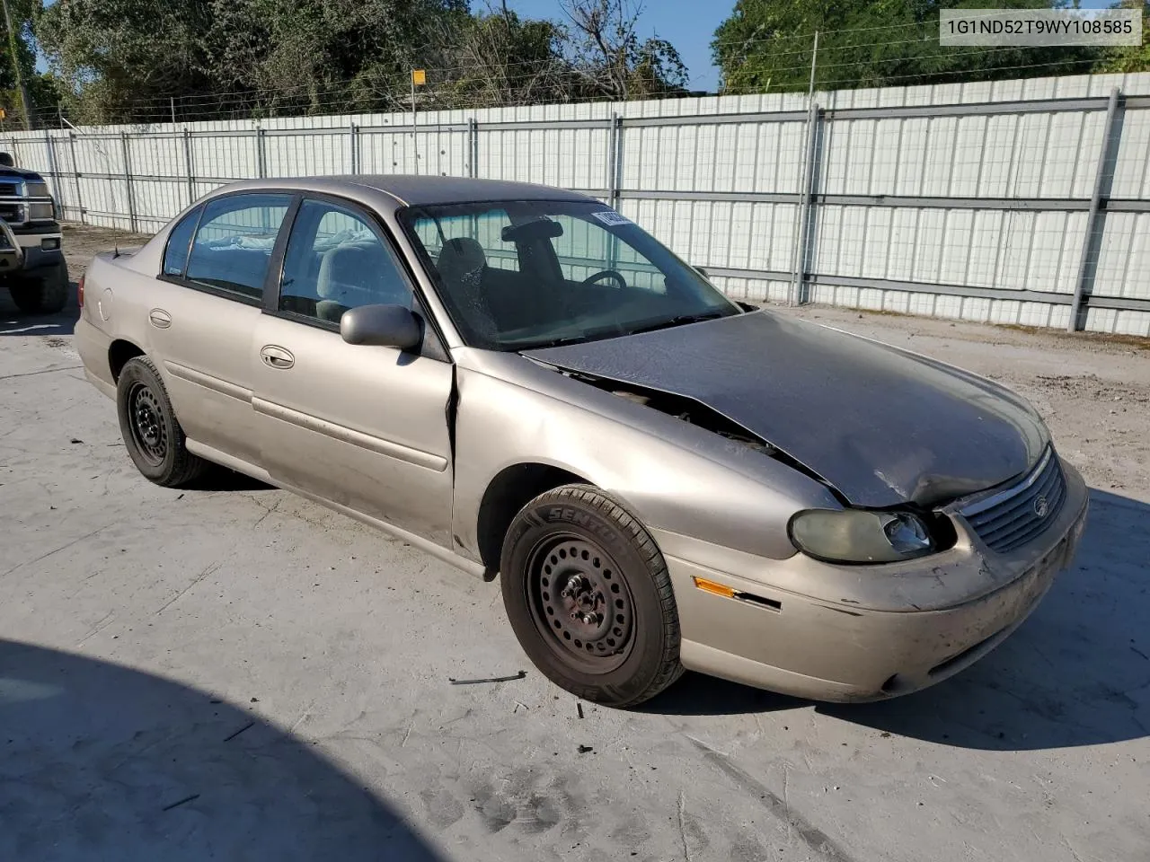 1998 Chevrolet Malibu VIN: 1G1ND52T9WY108585 Lot: 74803894