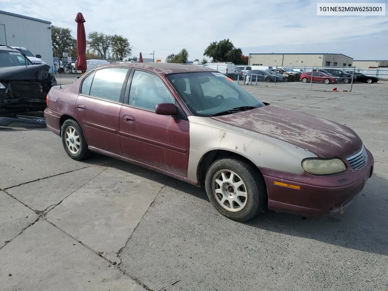 1998 Chevrolet Malibu Ls VIN: 1G1NE52M0W6253001 Lot: 80629834