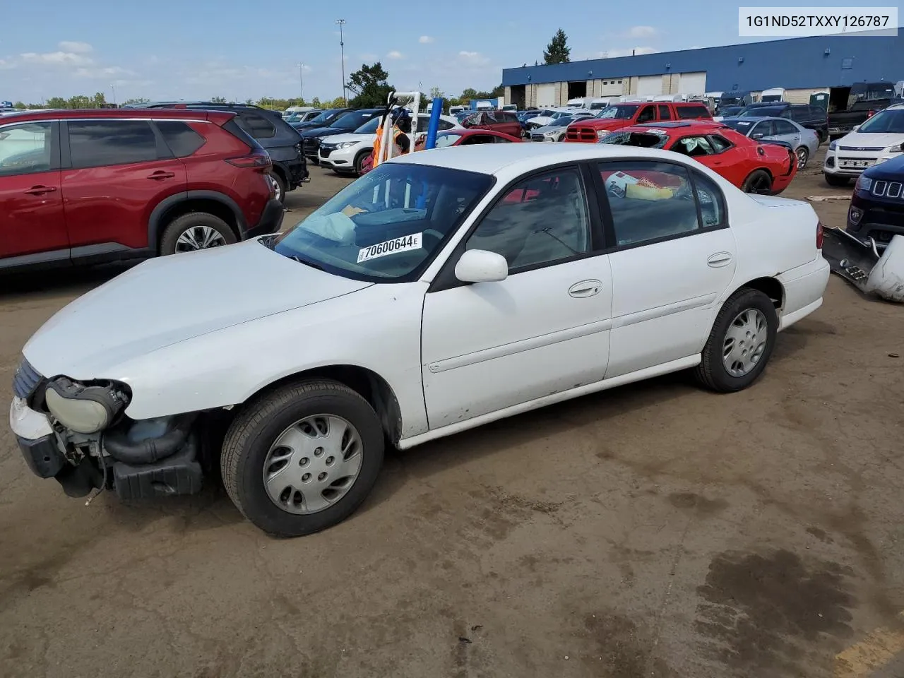 1999 Chevrolet Malibu VIN: 1G1ND52TXXY126787 Lot: 70600644