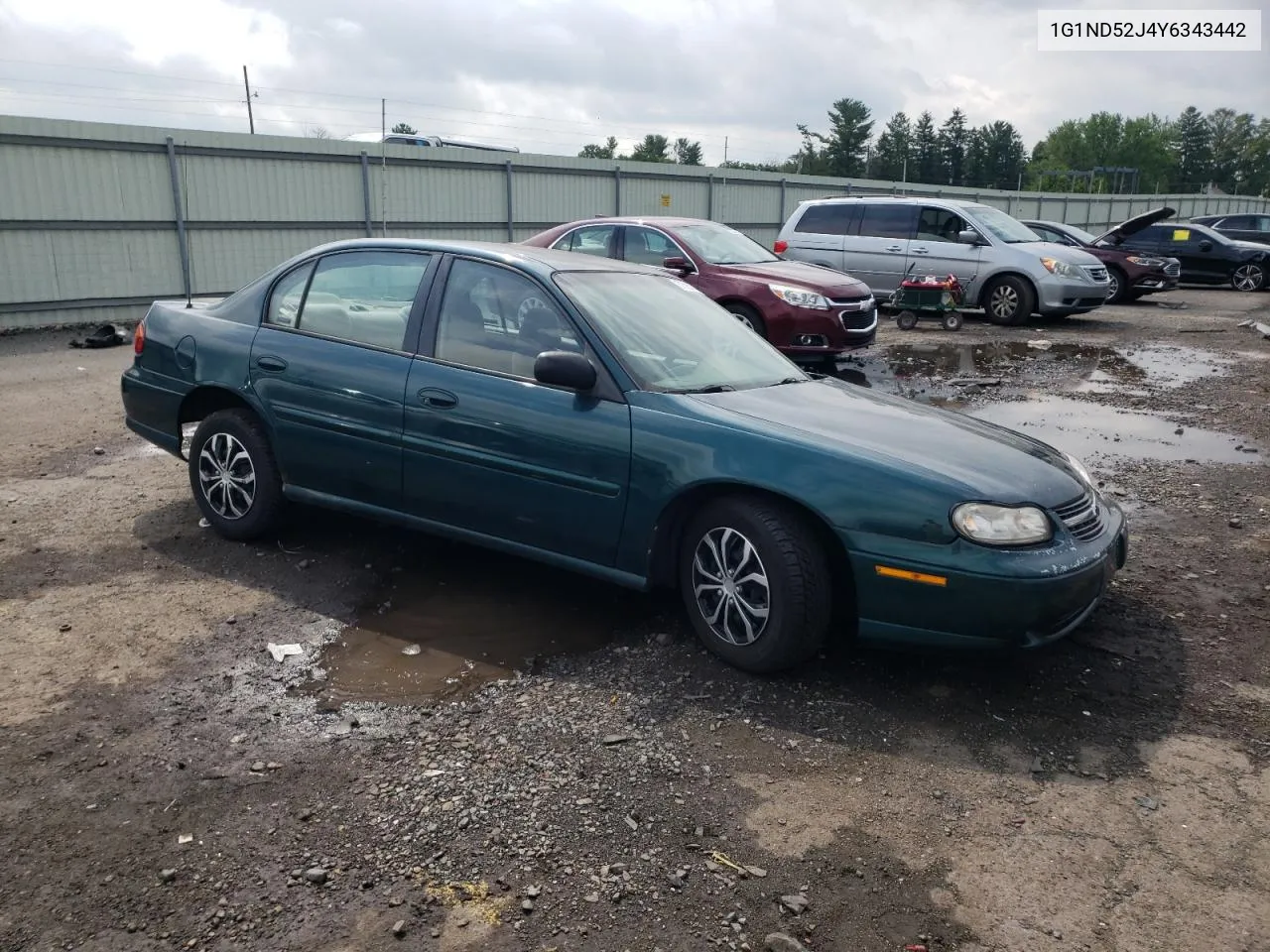 2000 Chevrolet Malibu VIN: 1G1ND52J4Y6343442 Lot: 62393214