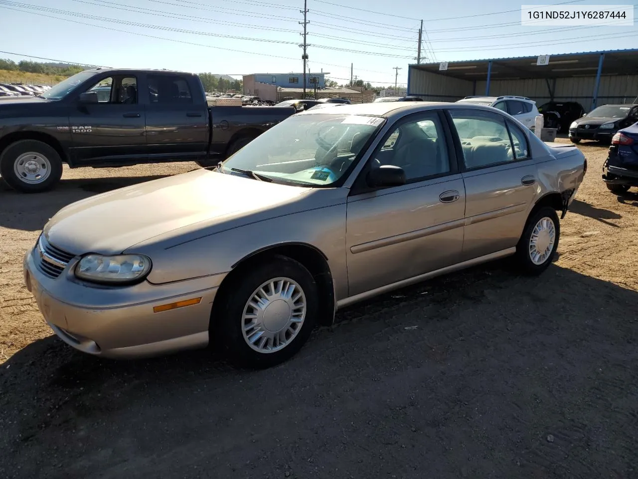 2000 Chevrolet Malibu VIN: 1G1ND52J1Y6287444 Lot: 72386714