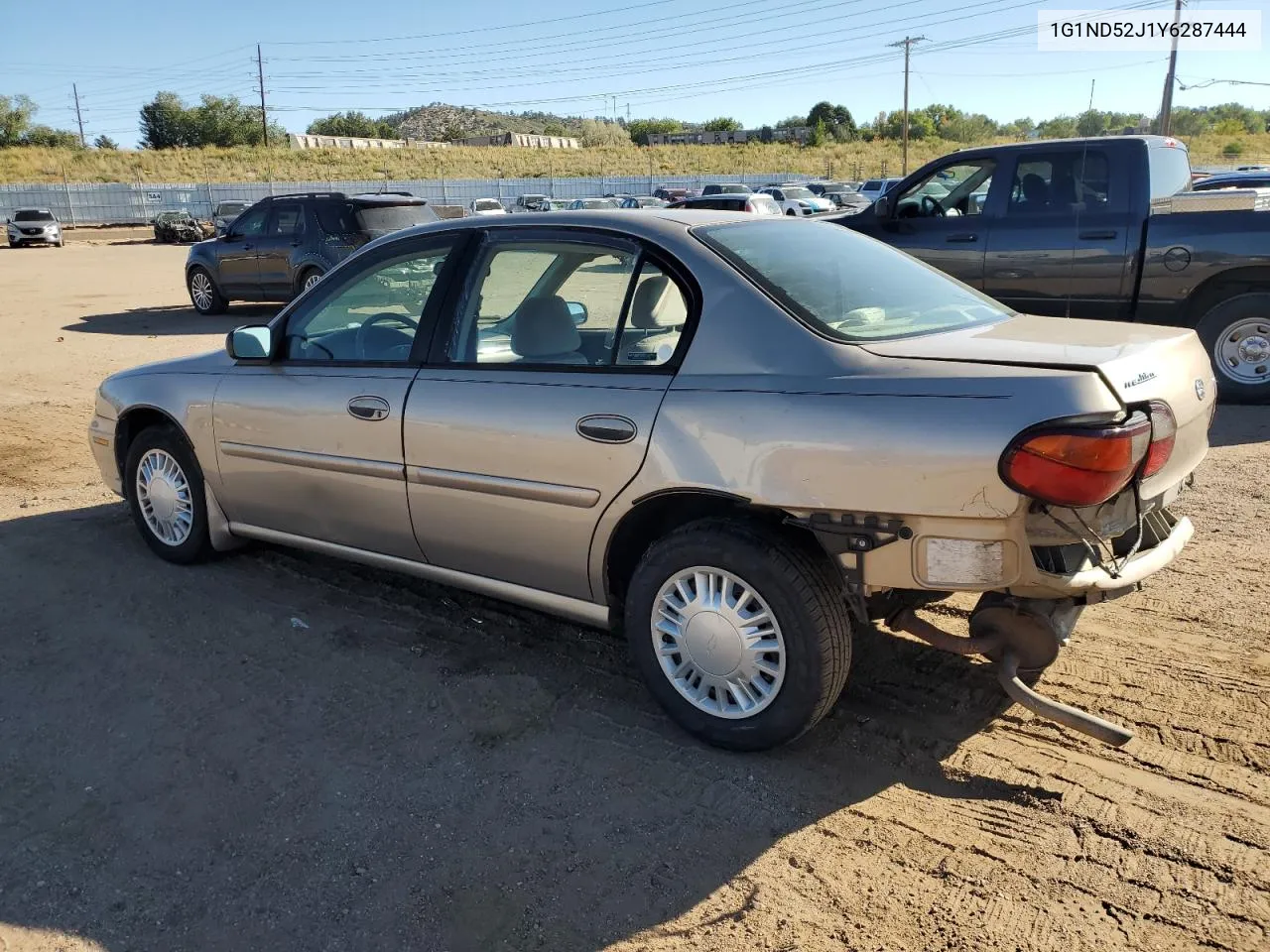 2000 Chevrolet Malibu VIN: 1G1ND52J1Y6287444 Lot: 72386714