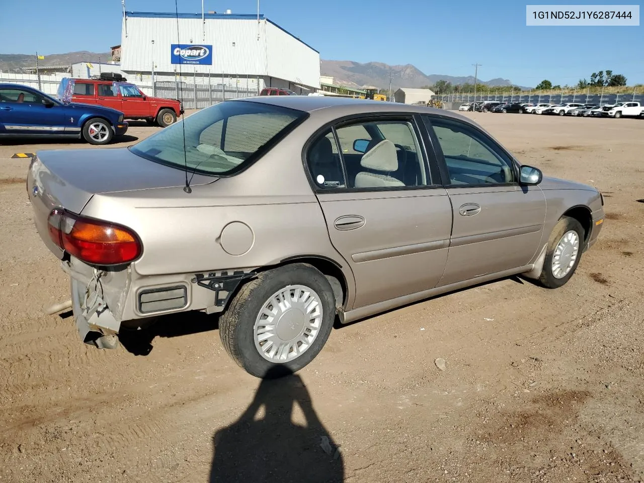 2000 Chevrolet Malibu VIN: 1G1ND52J1Y6287444 Lot: 72386714