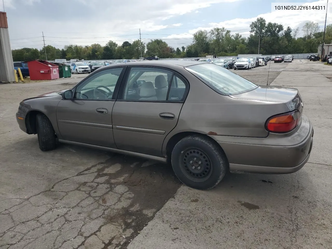 2000 Chevrolet Malibu VIN: 1G1ND52J2Y6144311 Lot: 72964484