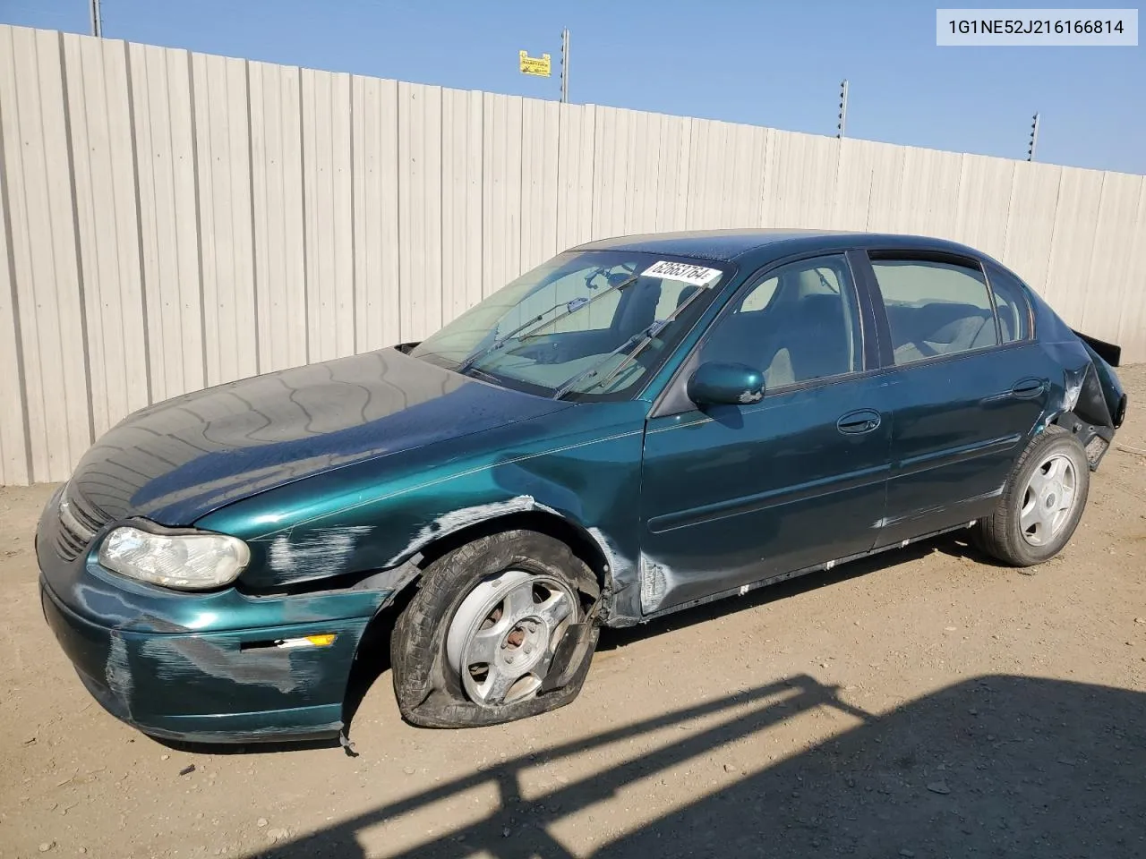 1G1NE52J216166814 2001 Chevrolet Malibu Ls