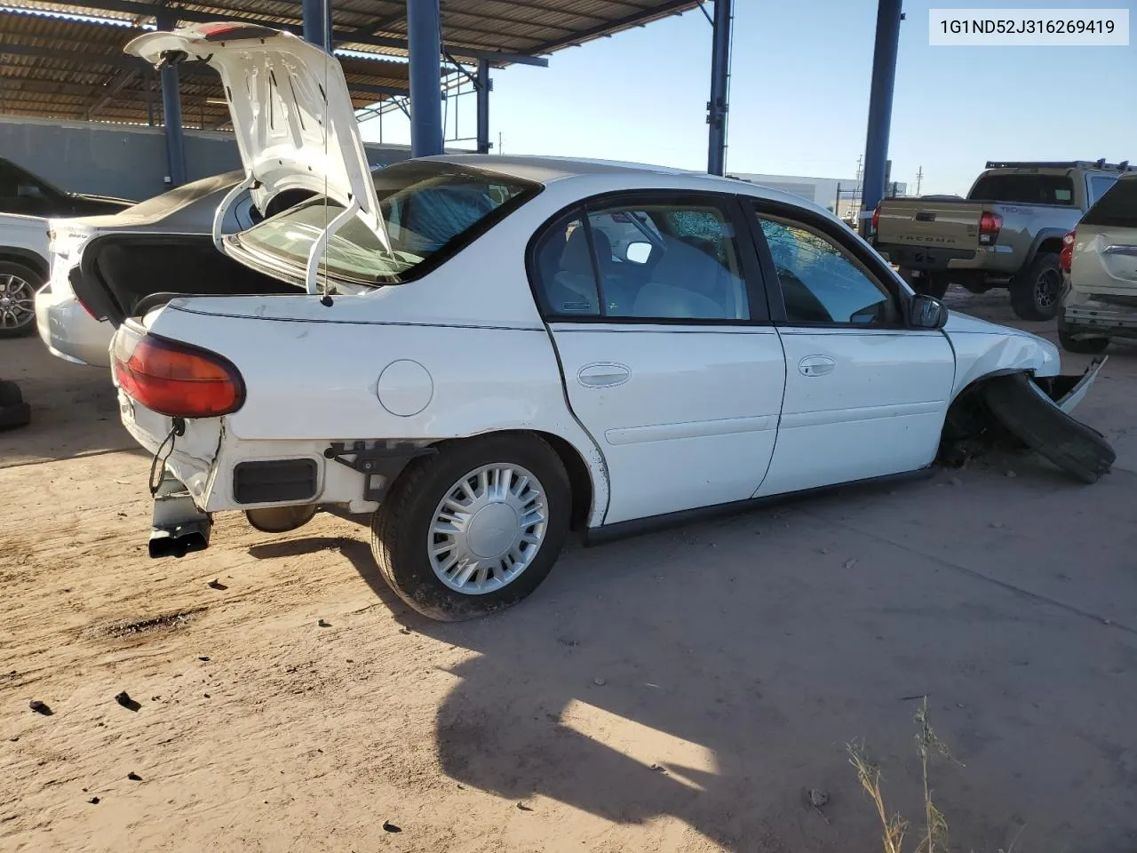 2001 Chevrolet Malibu VIN: 1G1ND52J316269419 Lot: 76554134