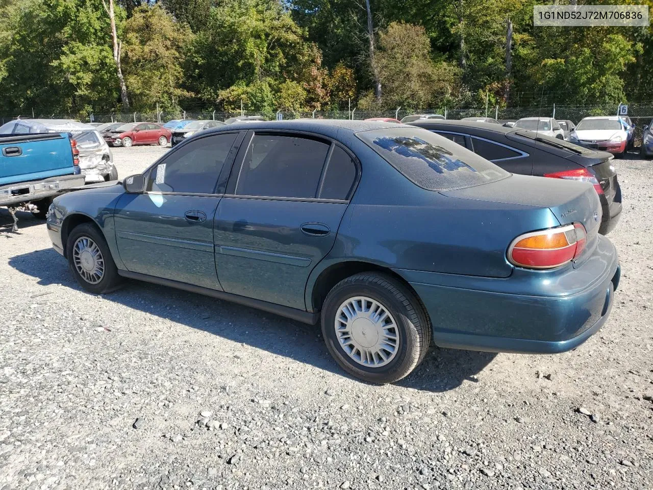 2002 Chevrolet Malibu VIN: 1G1ND52J72M706836 Lot: 74516254