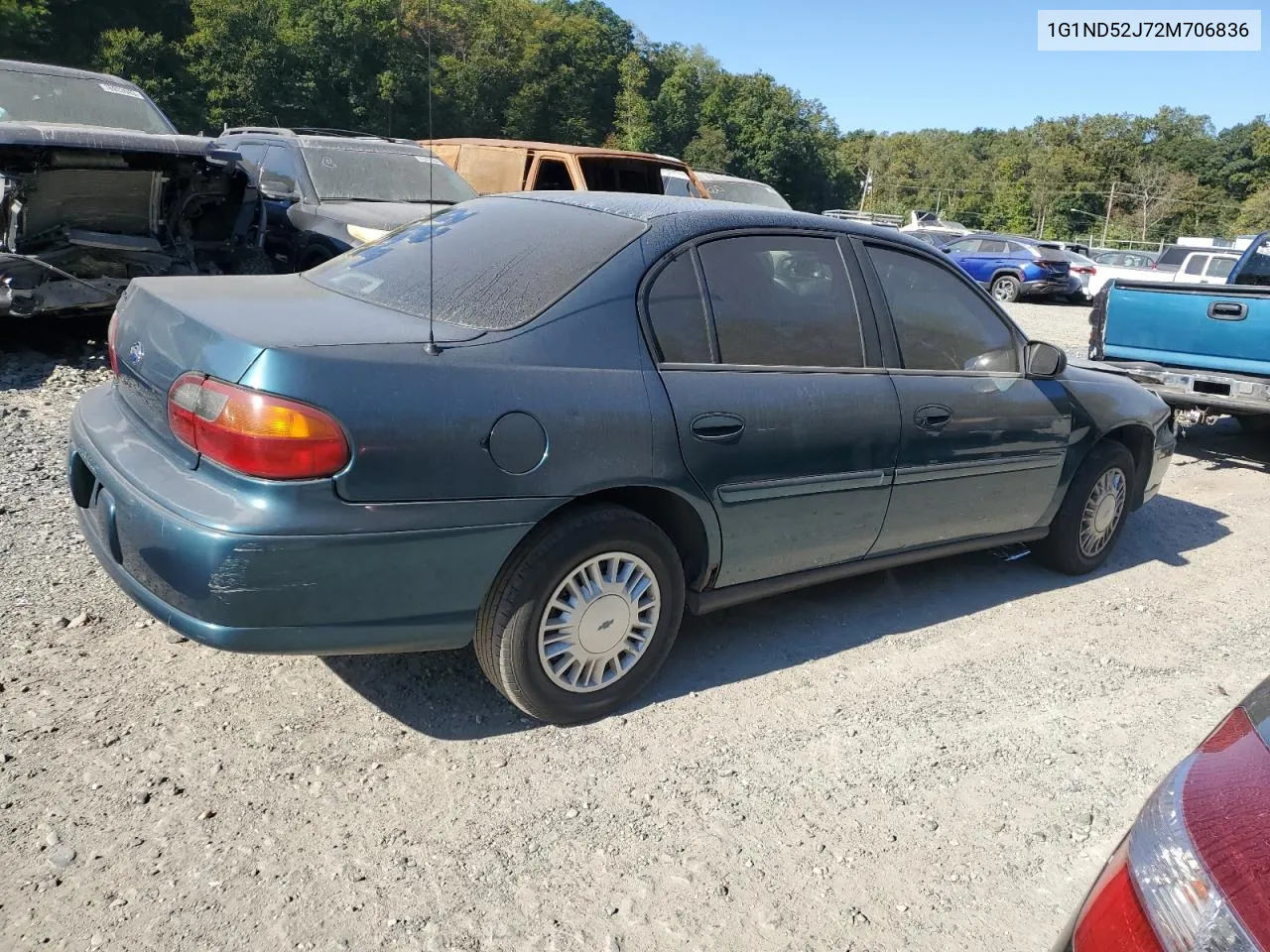 2002 Chevrolet Malibu VIN: 1G1ND52J72M706836 Lot: 74516254