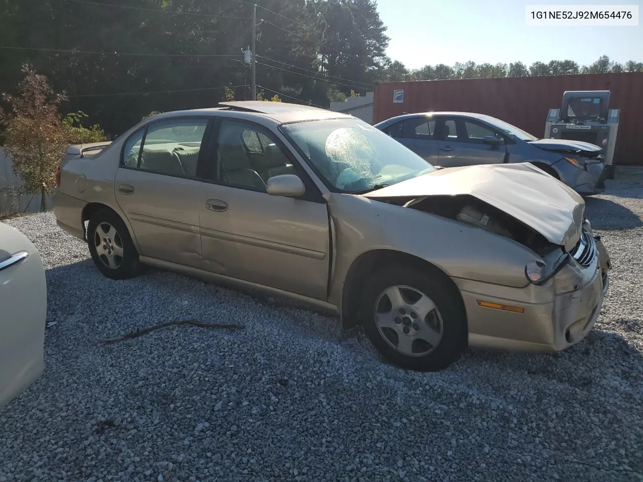 2002 Chevrolet Malibu Ls VIN: 1G1NE52J92M654476 Lot: 74610344