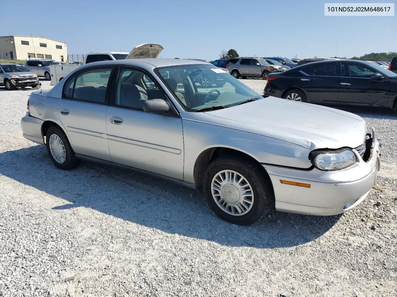 2002 Chevrolet Malibu VIN: 1G1ND52J02M648617 Lot: 75223654