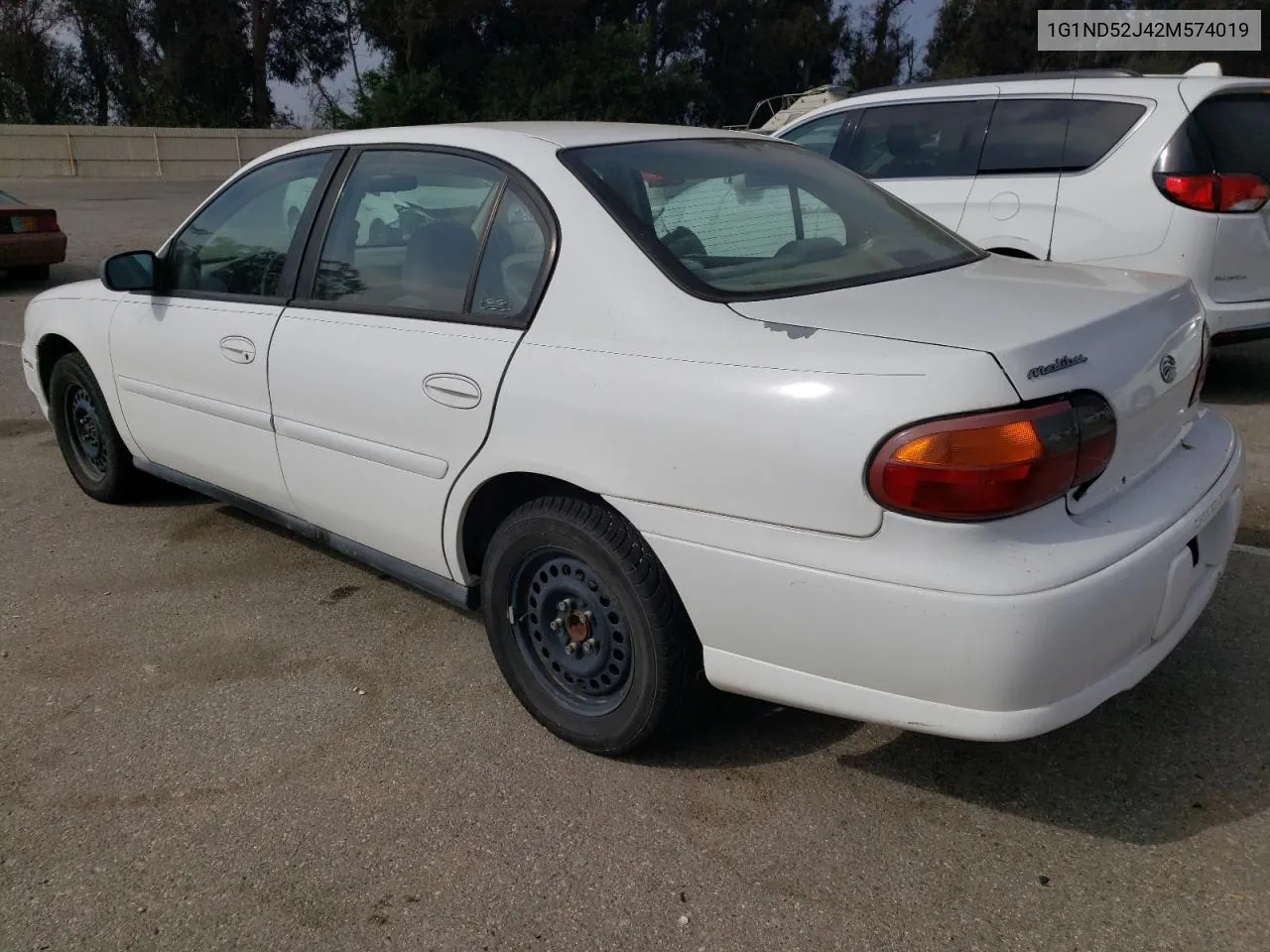 2002 Chevrolet Malibu VIN: 1G1ND52J42M574019 Lot: 75548904