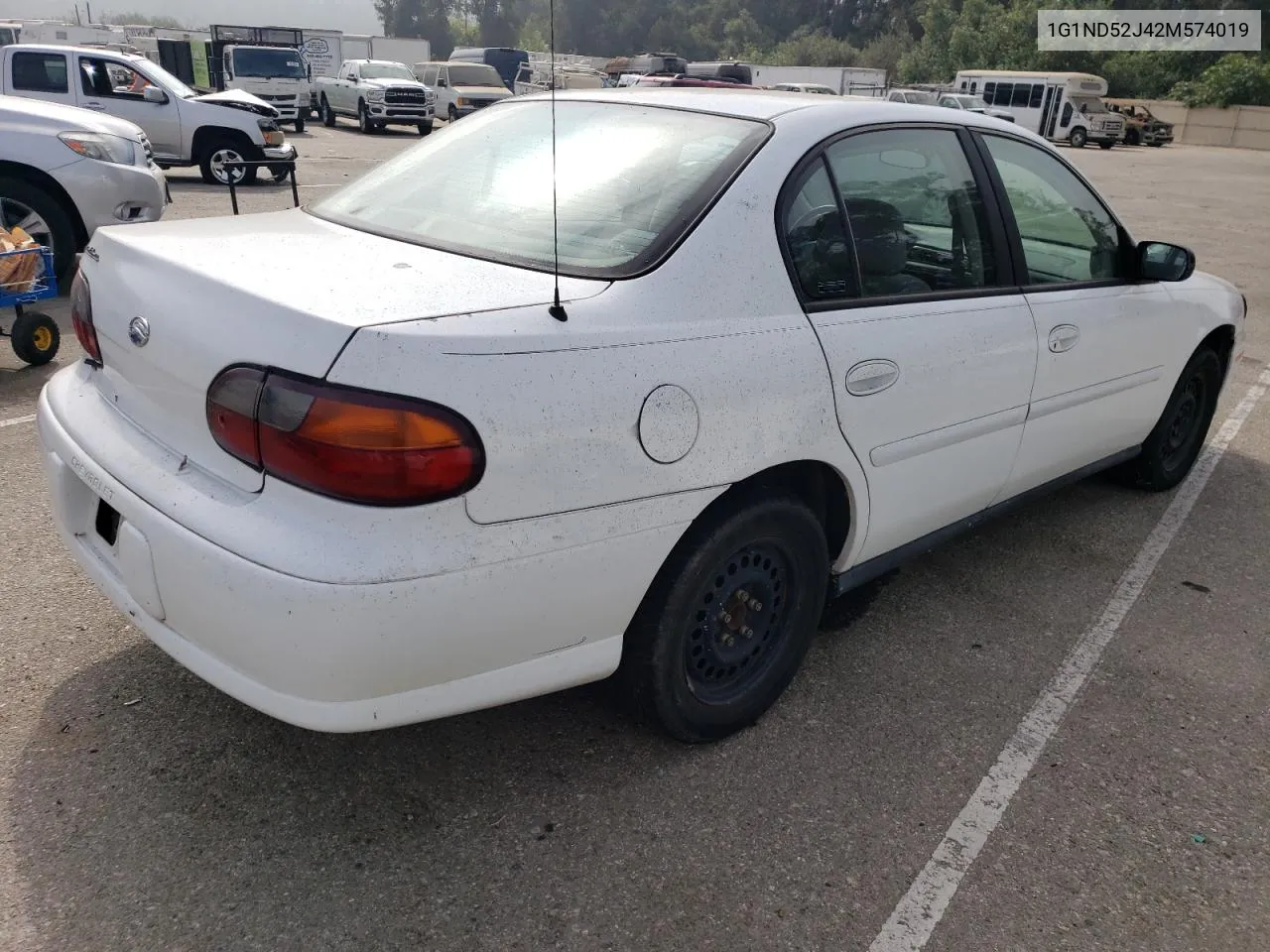 2002 Chevrolet Malibu VIN: 1G1ND52J42M574019 Lot: 75548904