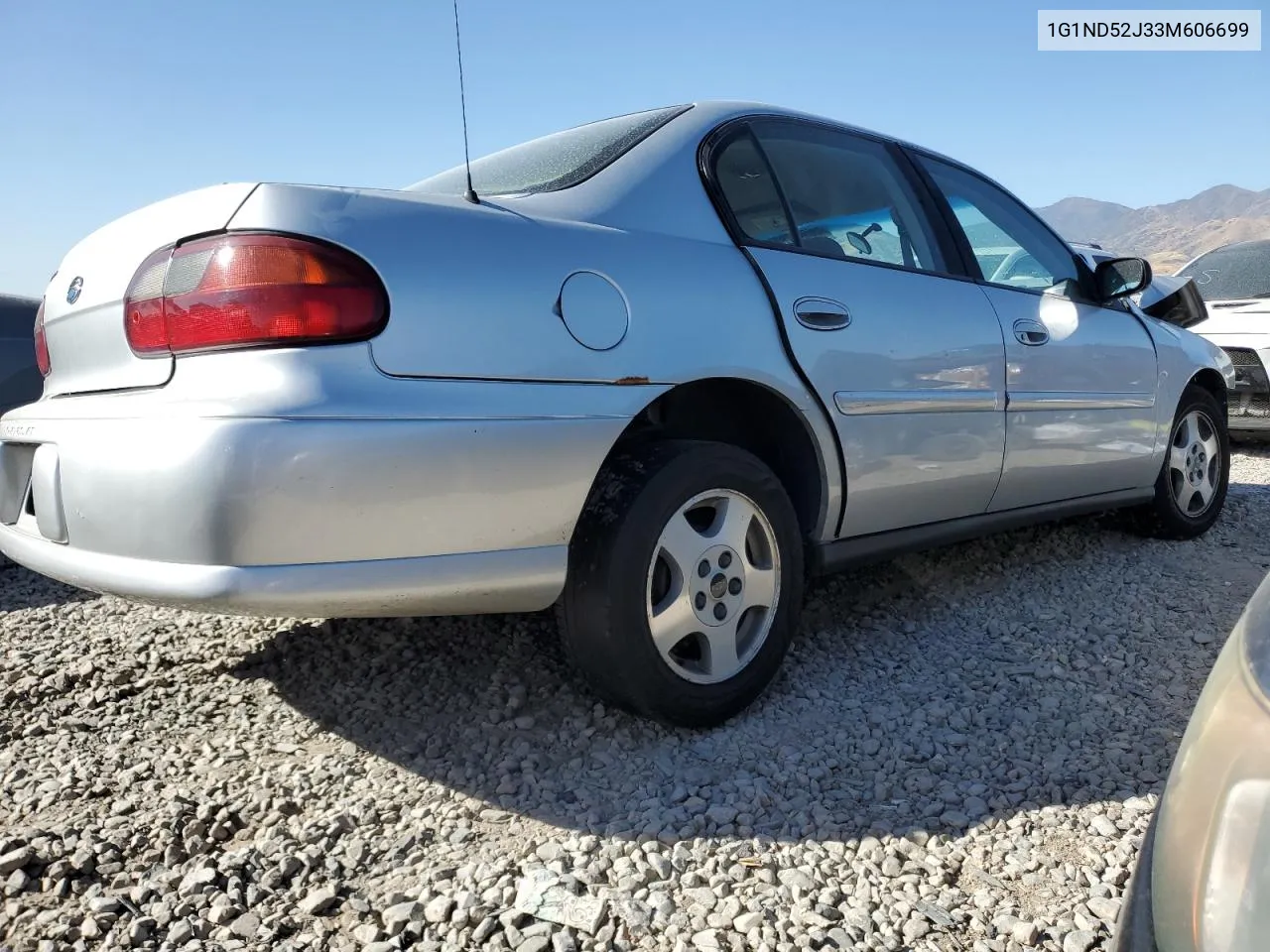 2003 Chevrolet Malibu VIN: 1G1ND52J33M606699 Lot: 69930764