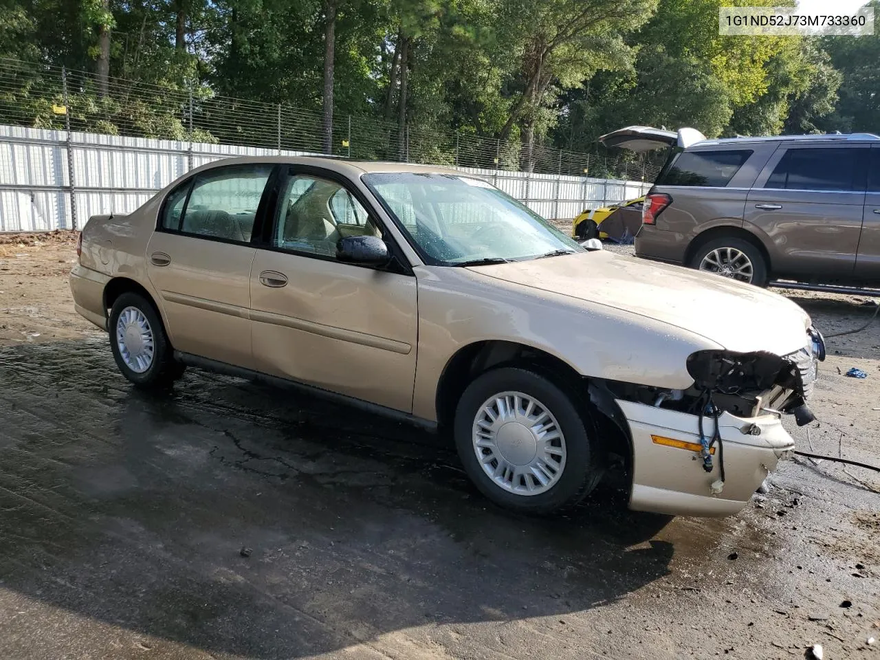 2003 Chevrolet Malibu VIN: 1G1ND52J73M733360 Lot: 71376084