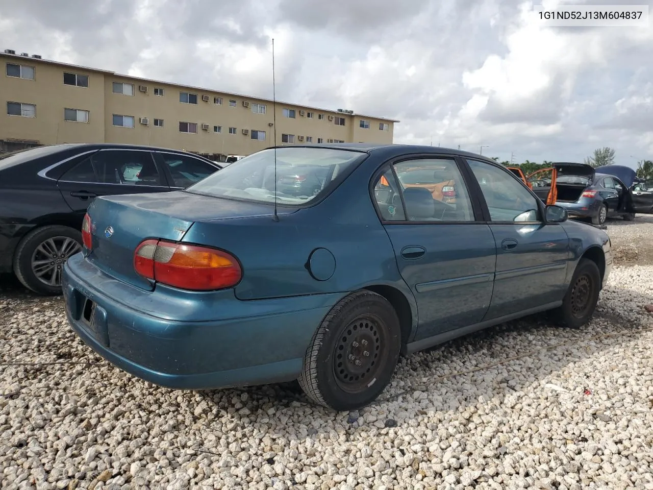 1G1ND52J13M604837 2003 Chevrolet Malibu