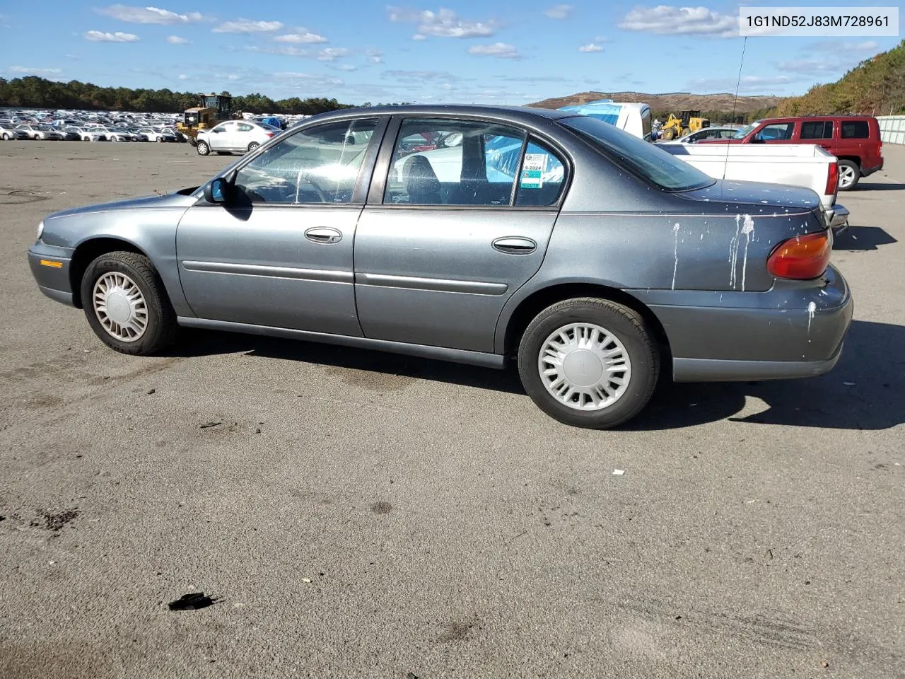 2003 Chevrolet Malibu VIN: 1G1ND52J83M728961 Lot: 75963414