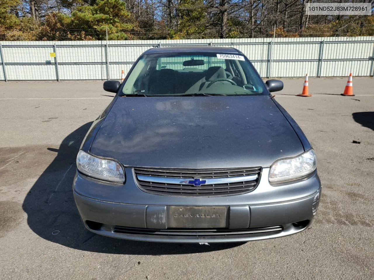 2003 Chevrolet Malibu VIN: 1G1ND52J83M728961 Lot: 75963414