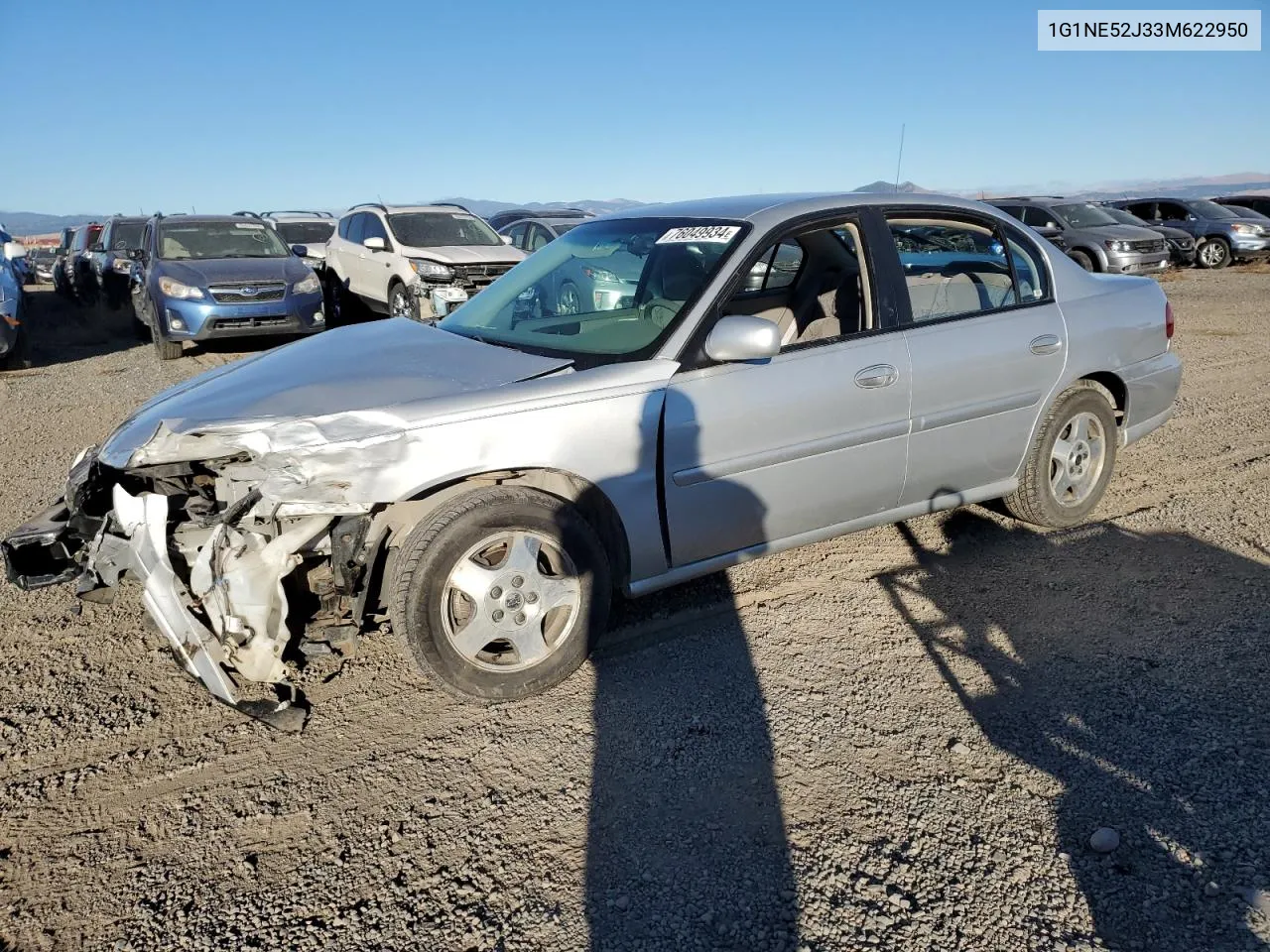 2003 Chevrolet Malibu Ls VIN: 1G1NE52J33M622950 Lot: 76049934