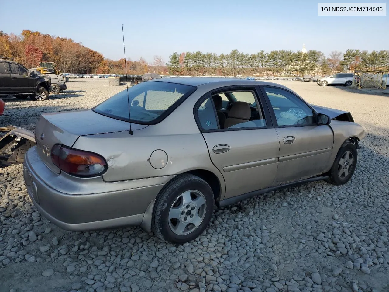 2003 Chevrolet Malibu VIN: 1G1ND52J63M714606 Lot: 78253154