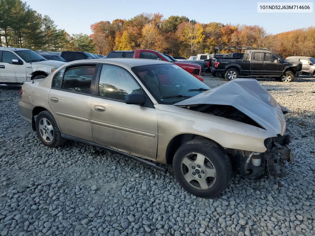 2003 Chevrolet Malibu VIN: 1G1ND52J63M714606 Lot: 78253154