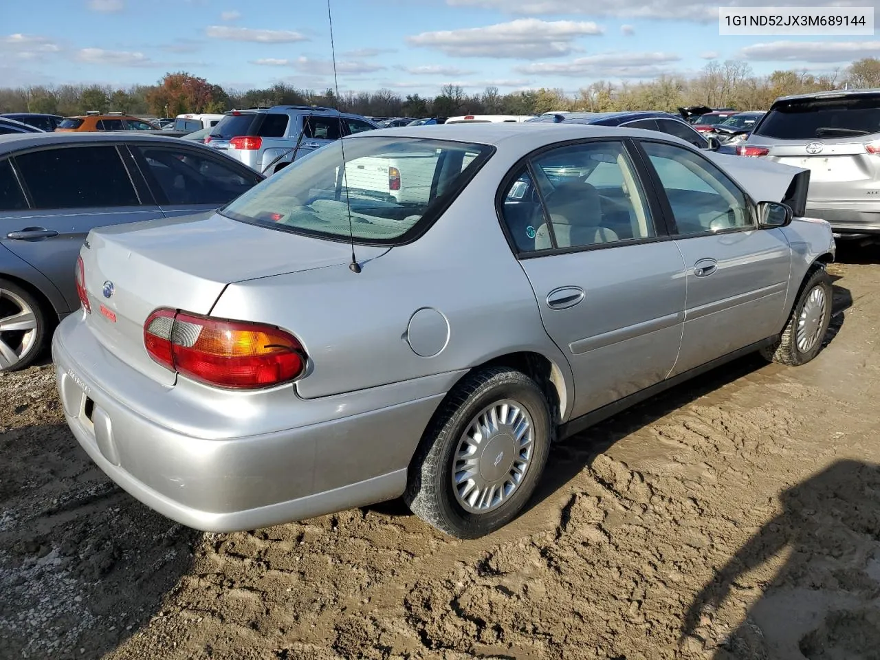 2003 Chevrolet Malibu VIN: 1G1ND52JX3M689144 Lot: 79515534