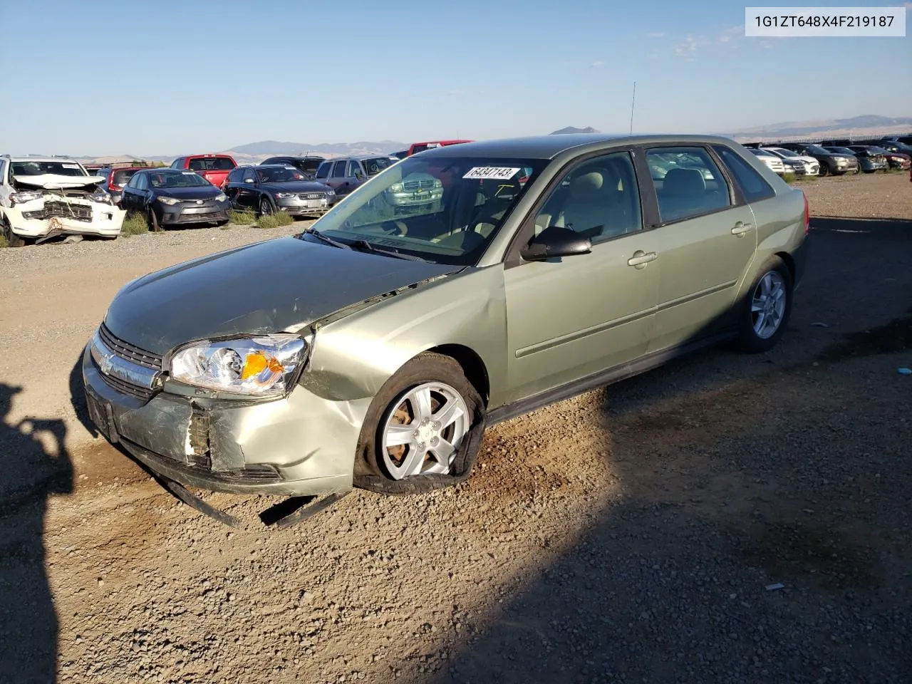 2004 Chevrolet Malibu Maxx Ls VIN: 1G1ZT648X4F219187 Lot: 43373744