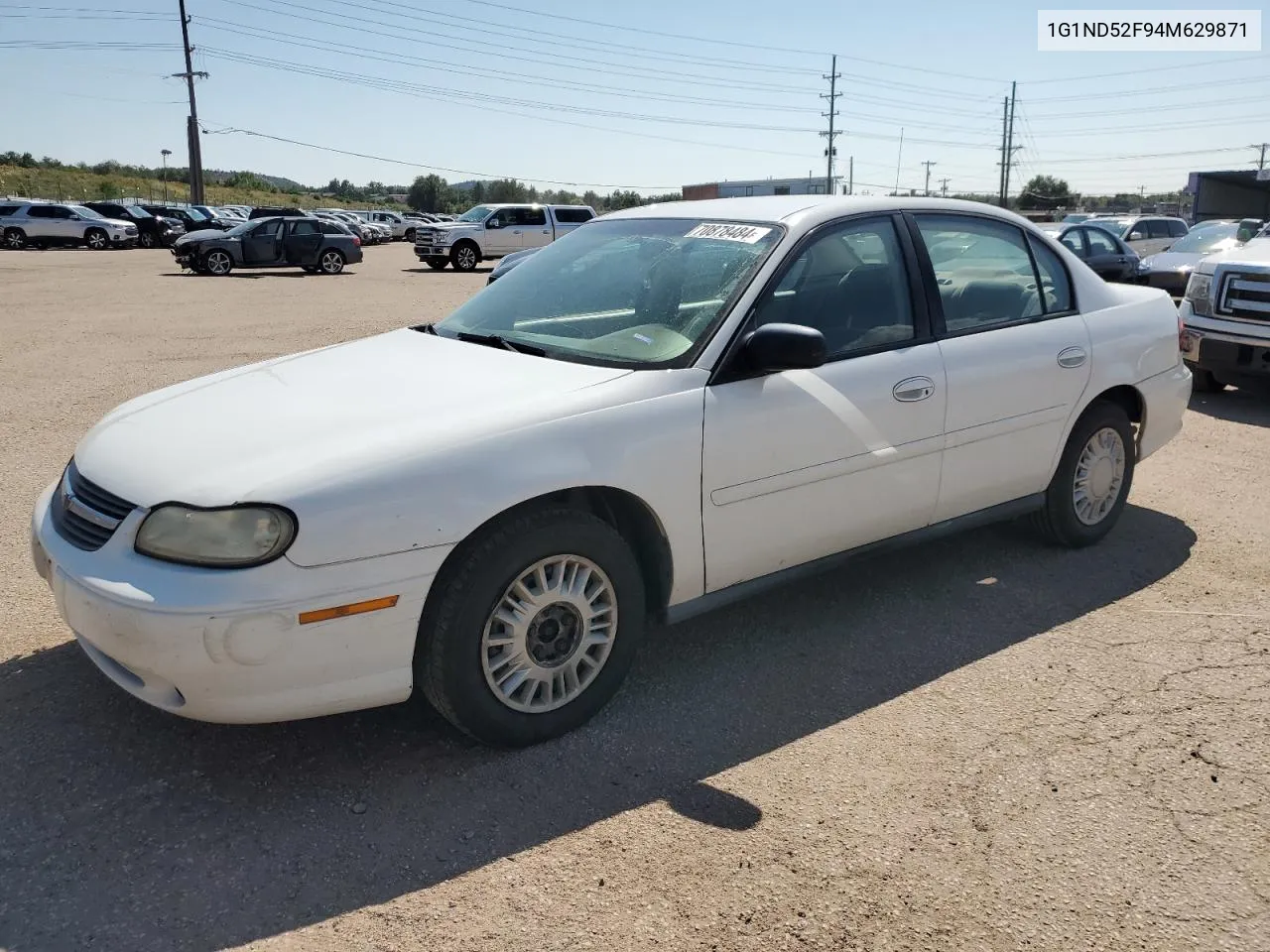 2004 Chevrolet Classic VIN: 1G1ND52F94M629871 Lot: 70878484