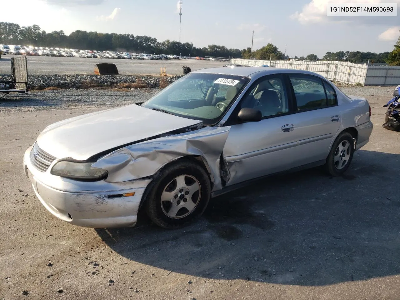 2004 Chevrolet Classic VIN: 1G1ND52F14M590693 Lot: 74122494