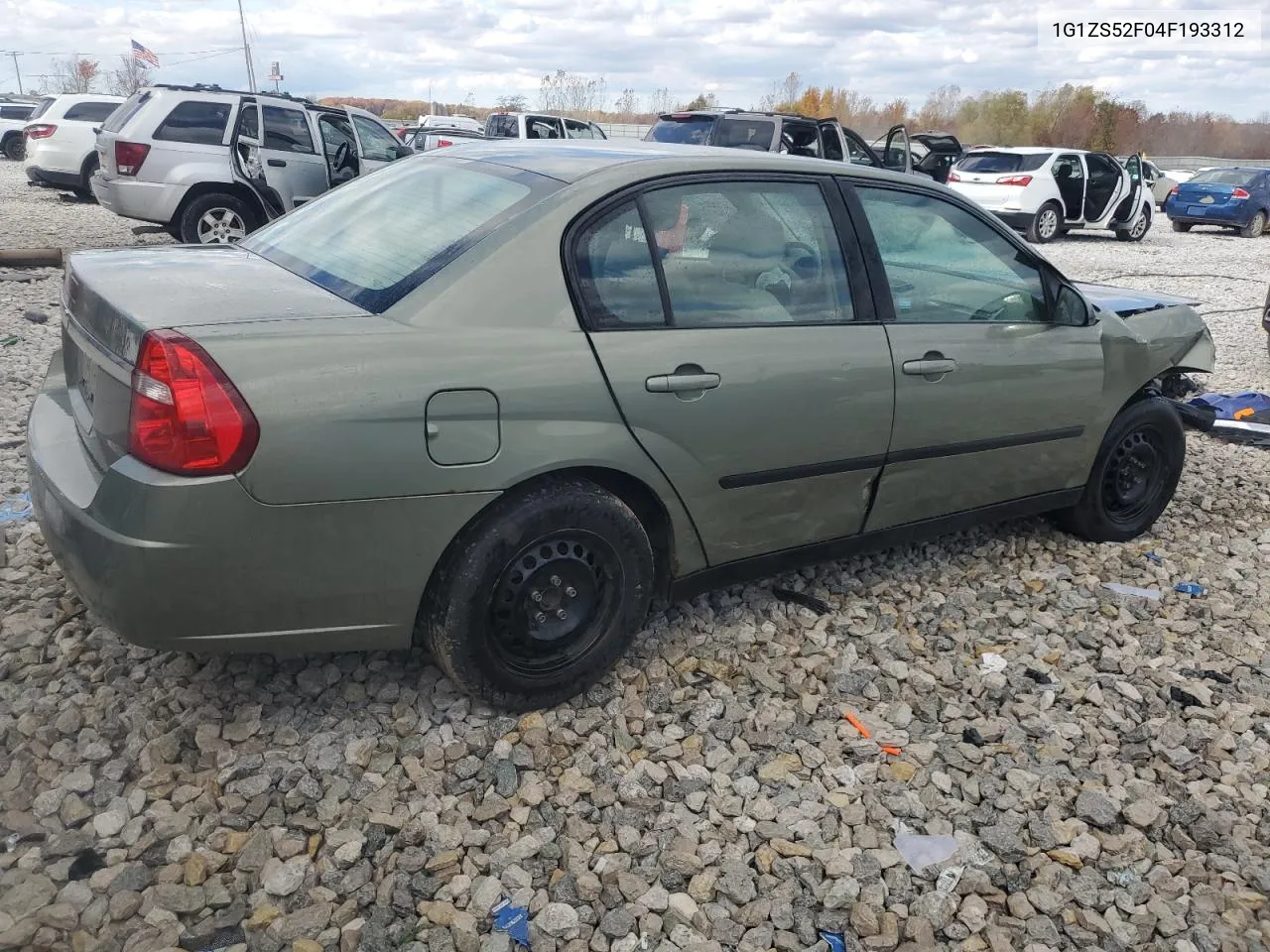 2004 Chevrolet Malibu VIN: 1G1ZS52F04F193312 Lot: 76505104