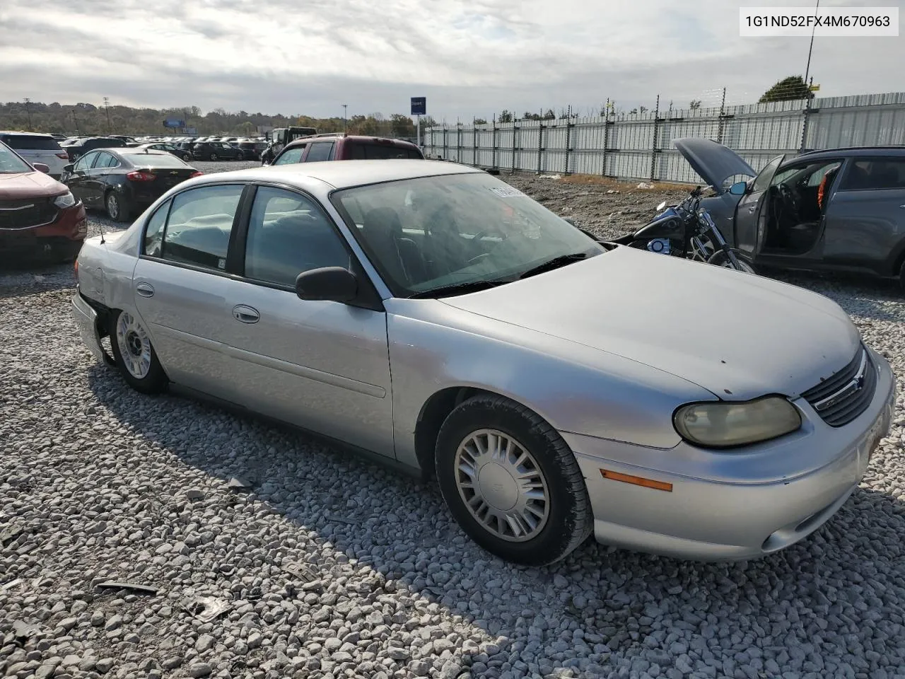 2004 Chevrolet Classic VIN: 1G1ND52FX4M670963 Lot: 76649634