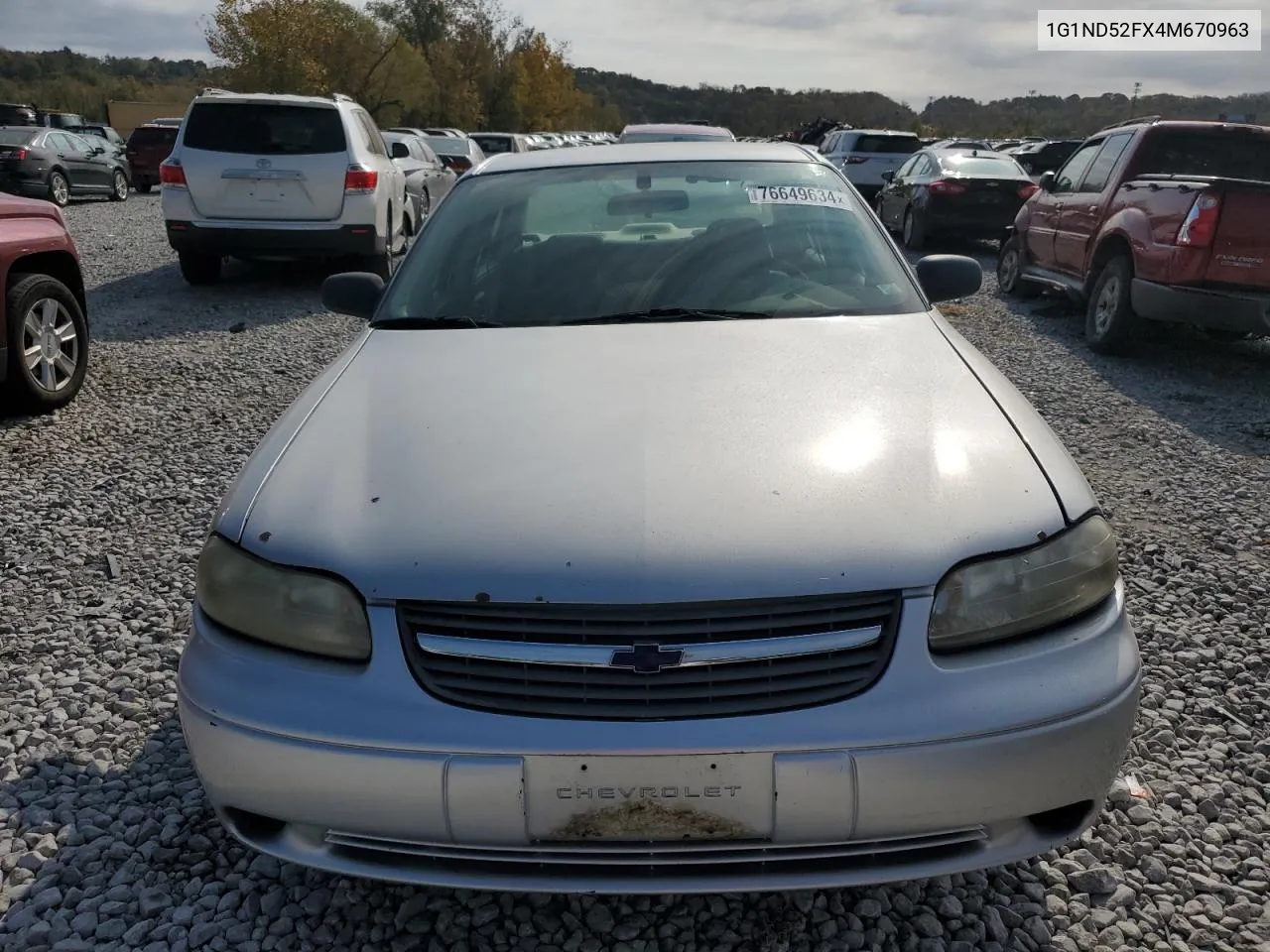 2004 Chevrolet Classic VIN: 1G1ND52FX4M670963 Lot: 76649634