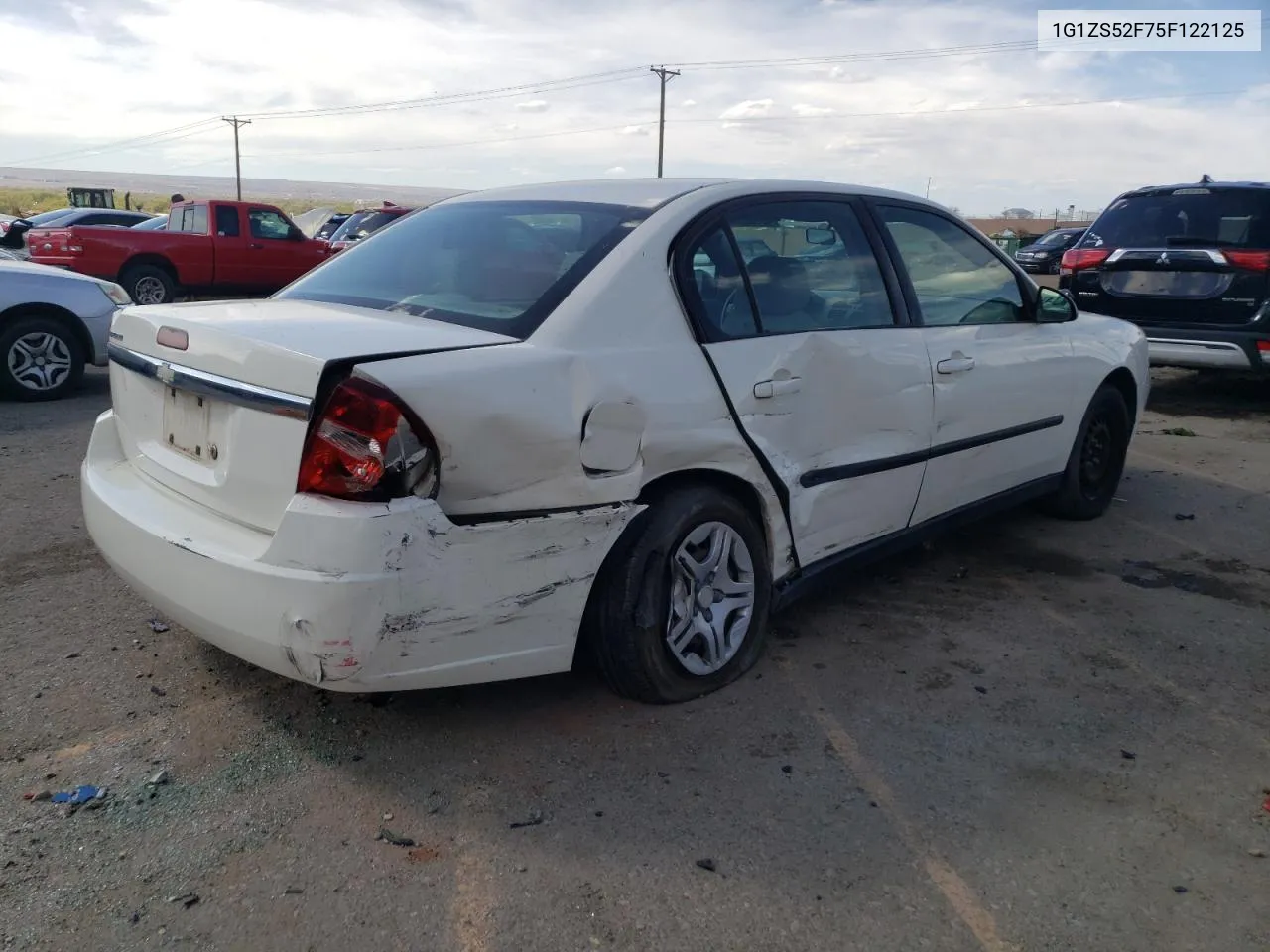 2005 Chevrolet Malibu VIN: 1G1ZS52F75F122125 Lot: 40772054