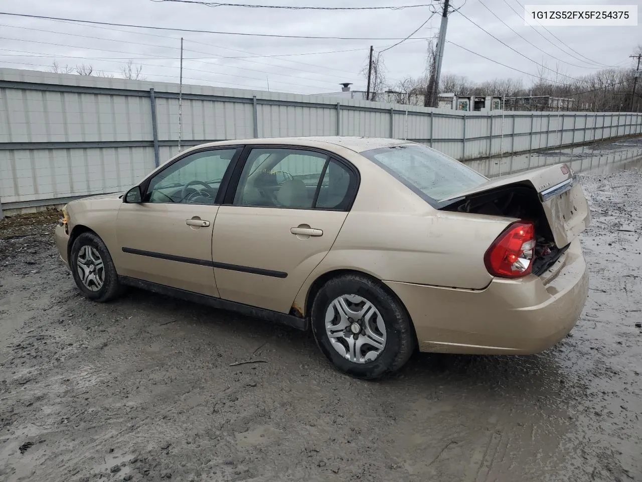 2005 Chevrolet Malibu VIN: 1G1ZS52FX5F254375 Lot: 49496314