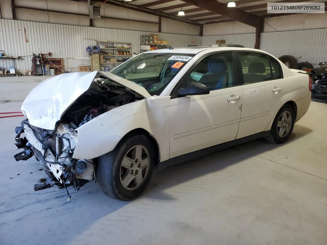 2005 Chevrolet Malibu Ls VIN: 1G1ZT54805F289082 Lot: 52654434