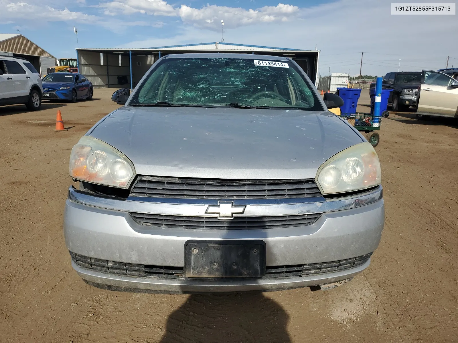 2005 Chevrolet Malibu Ls VIN: 1G1ZT52855F315713 Lot: 61149414