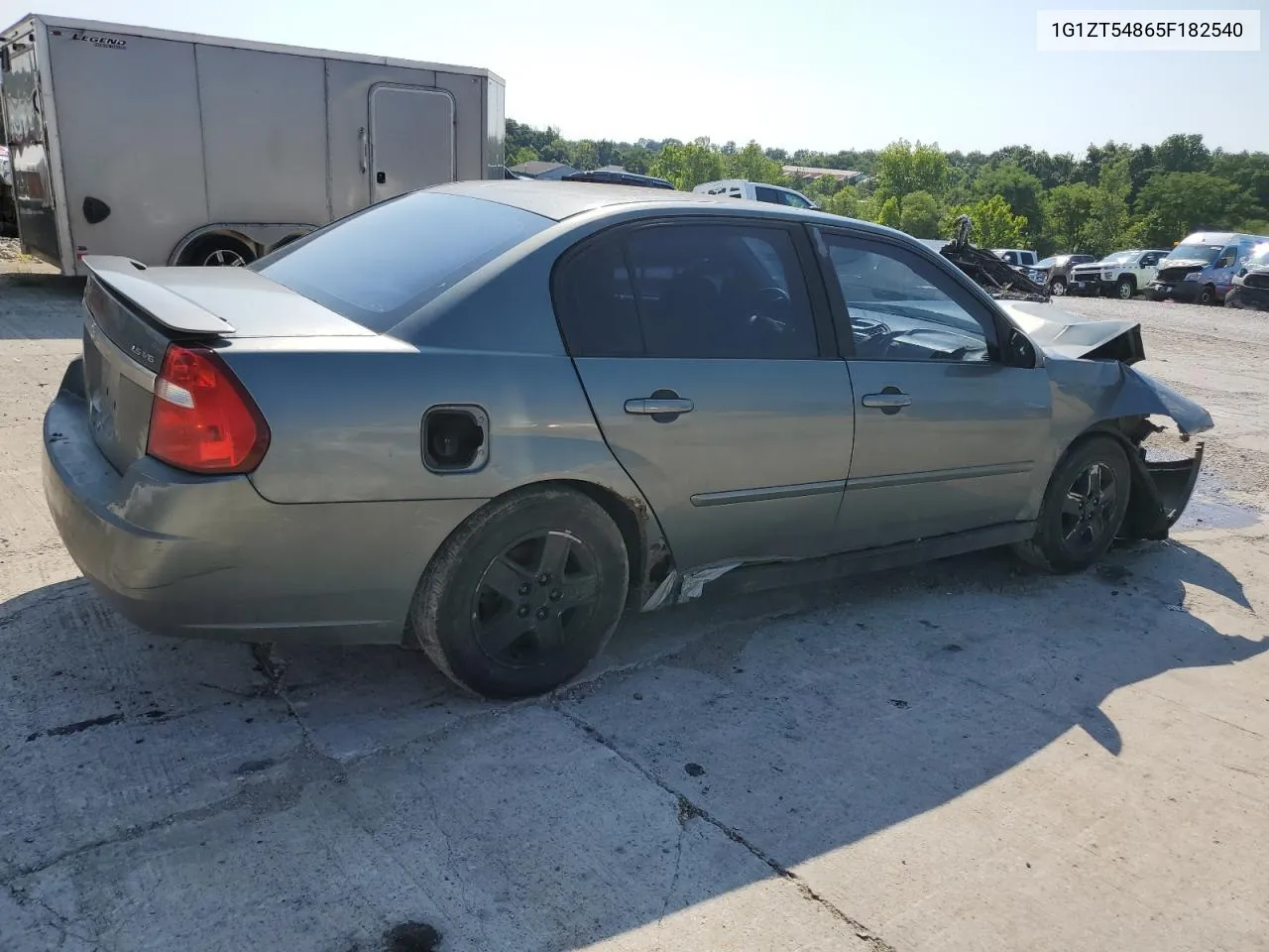 2005 Chevrolet Malibu Ls VIN: 1G1ZT54865F182540 Lot: 62522094