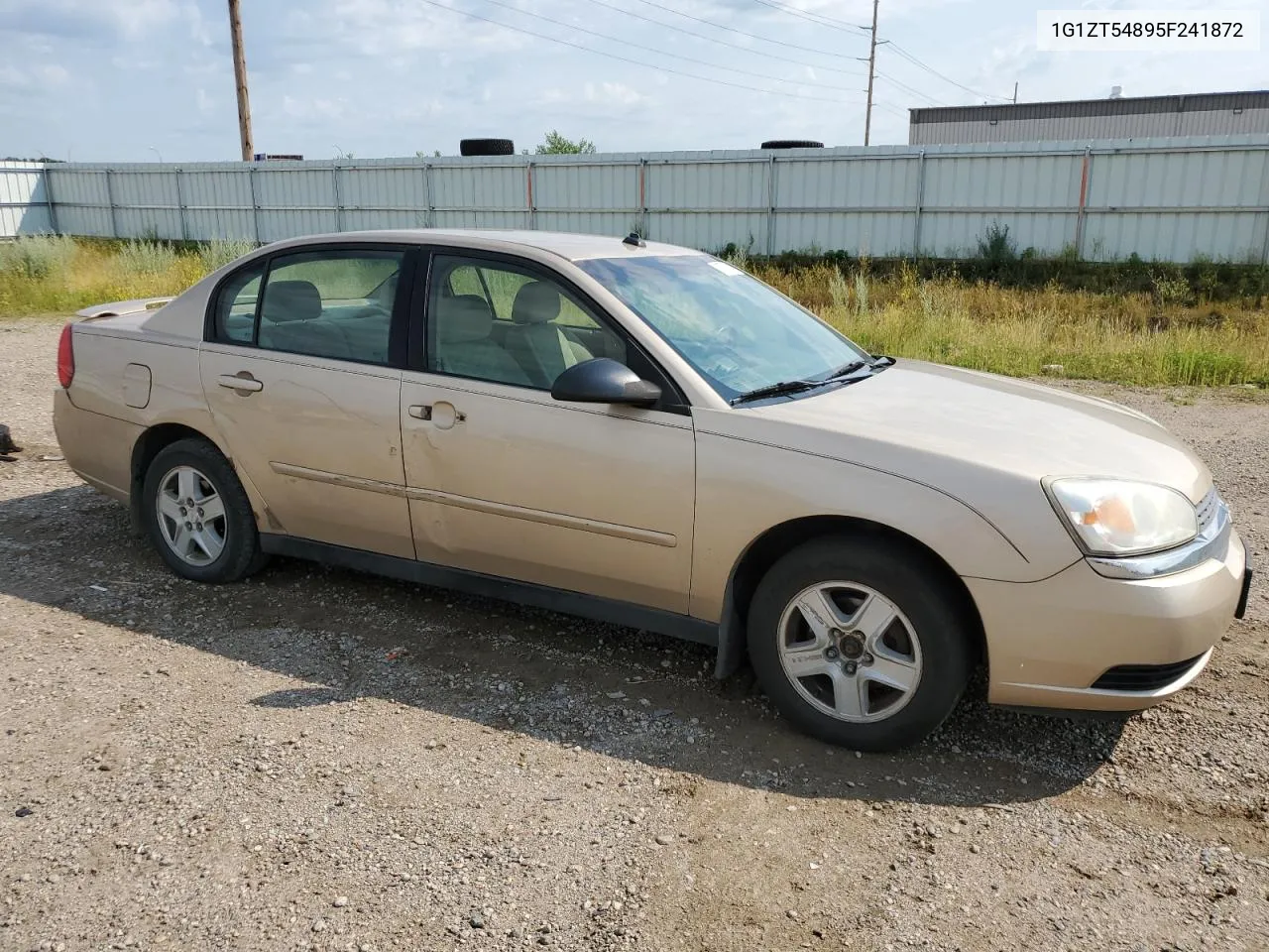 2005 Chevrolet Malibu Ls VIN: 1G1ZT54895F241872 Lot: 63778934