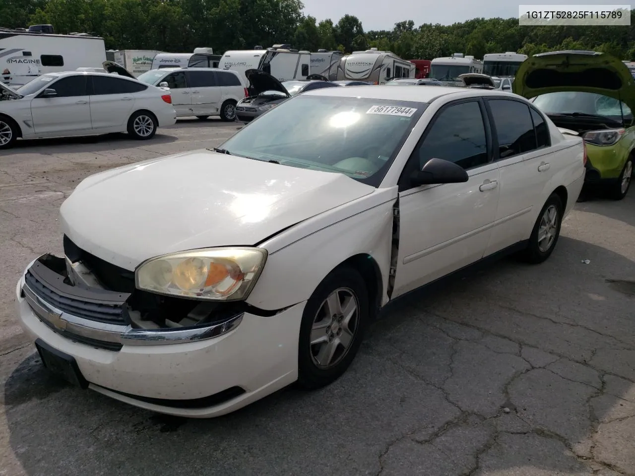 2005 Chevrolet Malibu Ls VIN: 1G1ZT52825F115789 Lot: 66177944