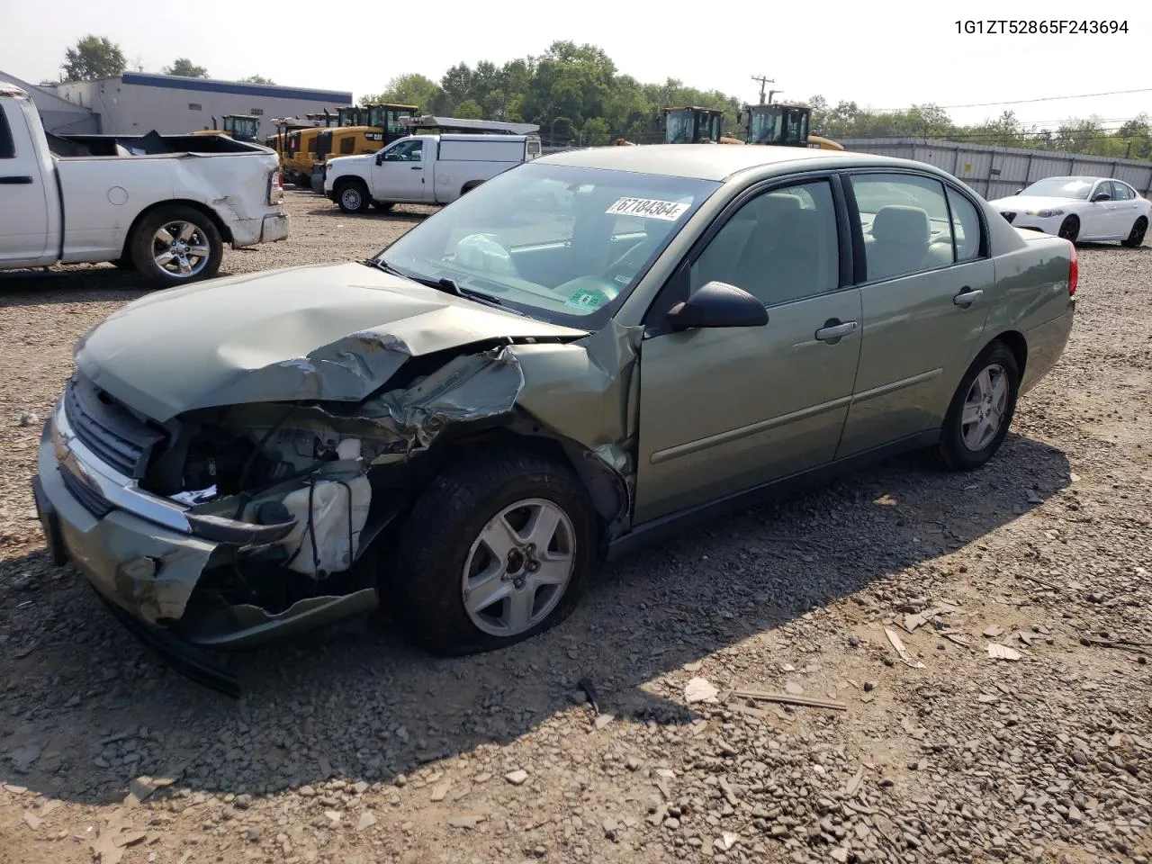 2005 Chevrolet Malibu Ls VIN: 1G1ZT52865F243694 Lot: 67184364