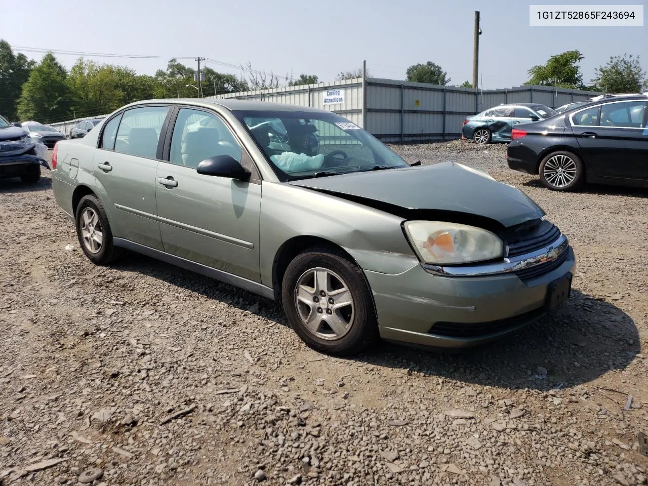 2005 Chevrolet Malibu Ls VIN: 1G1ZT52865F243694 Lot: 67184364