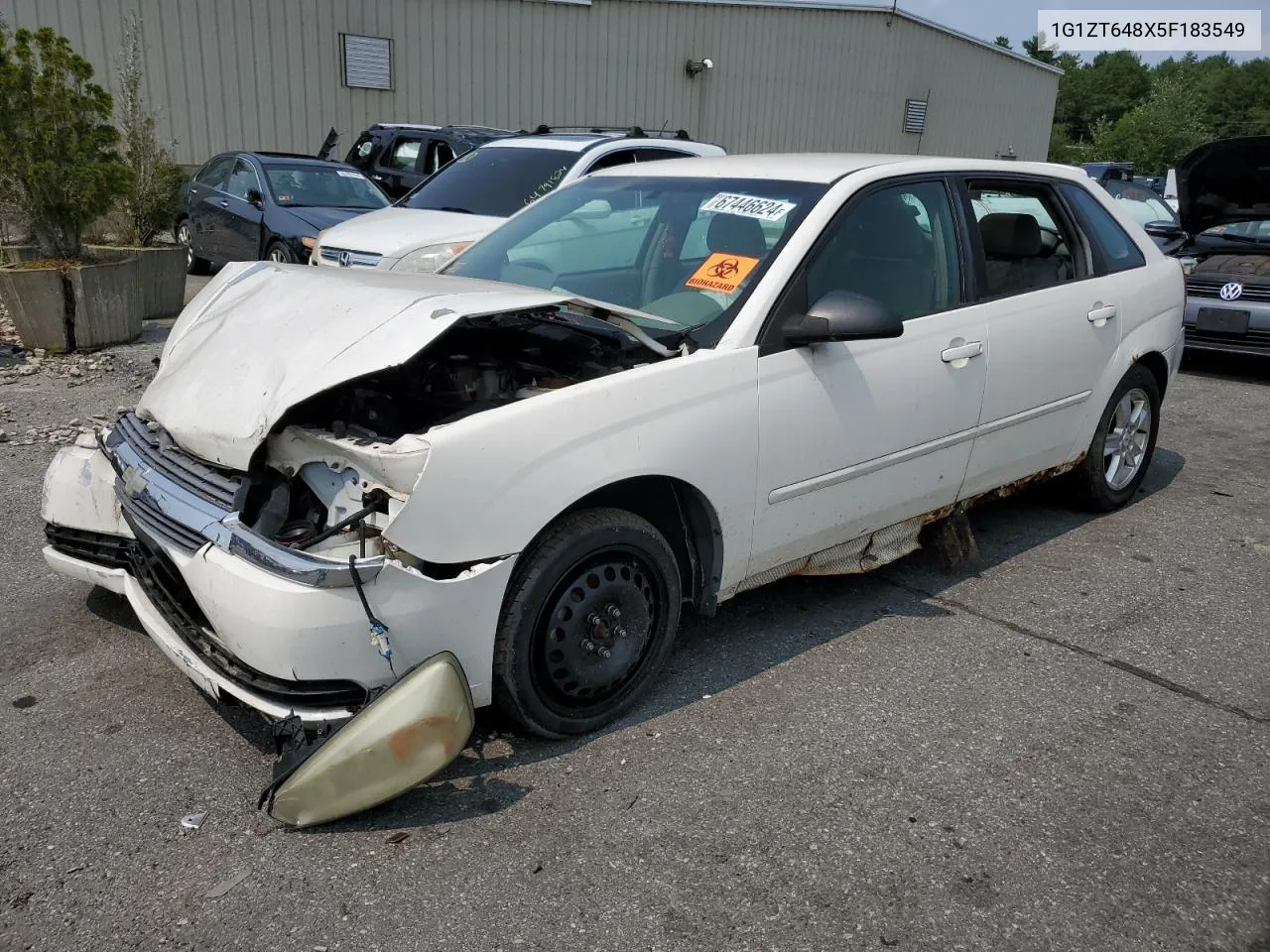 2005 Chevrolet Malibu Maxx Ls VIN: 1G1ZT648X5F183549 Lot: 67446624