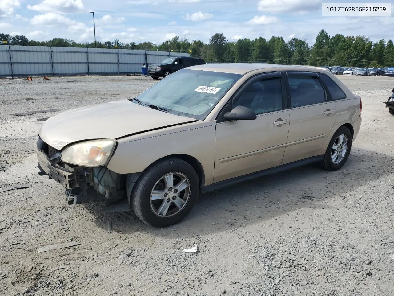 1G1ZT62855F215259 2005 Chevrolet Malibu Maxx Ls