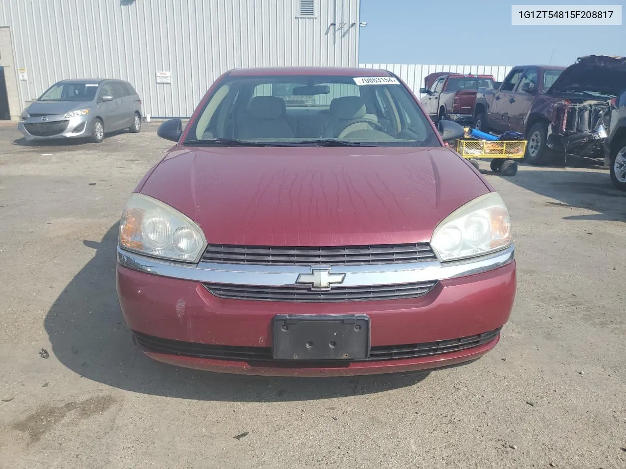 2005 Chevrolet Malibu Ls VIN: 1G1ZT54815F208817 Lot: 70863154