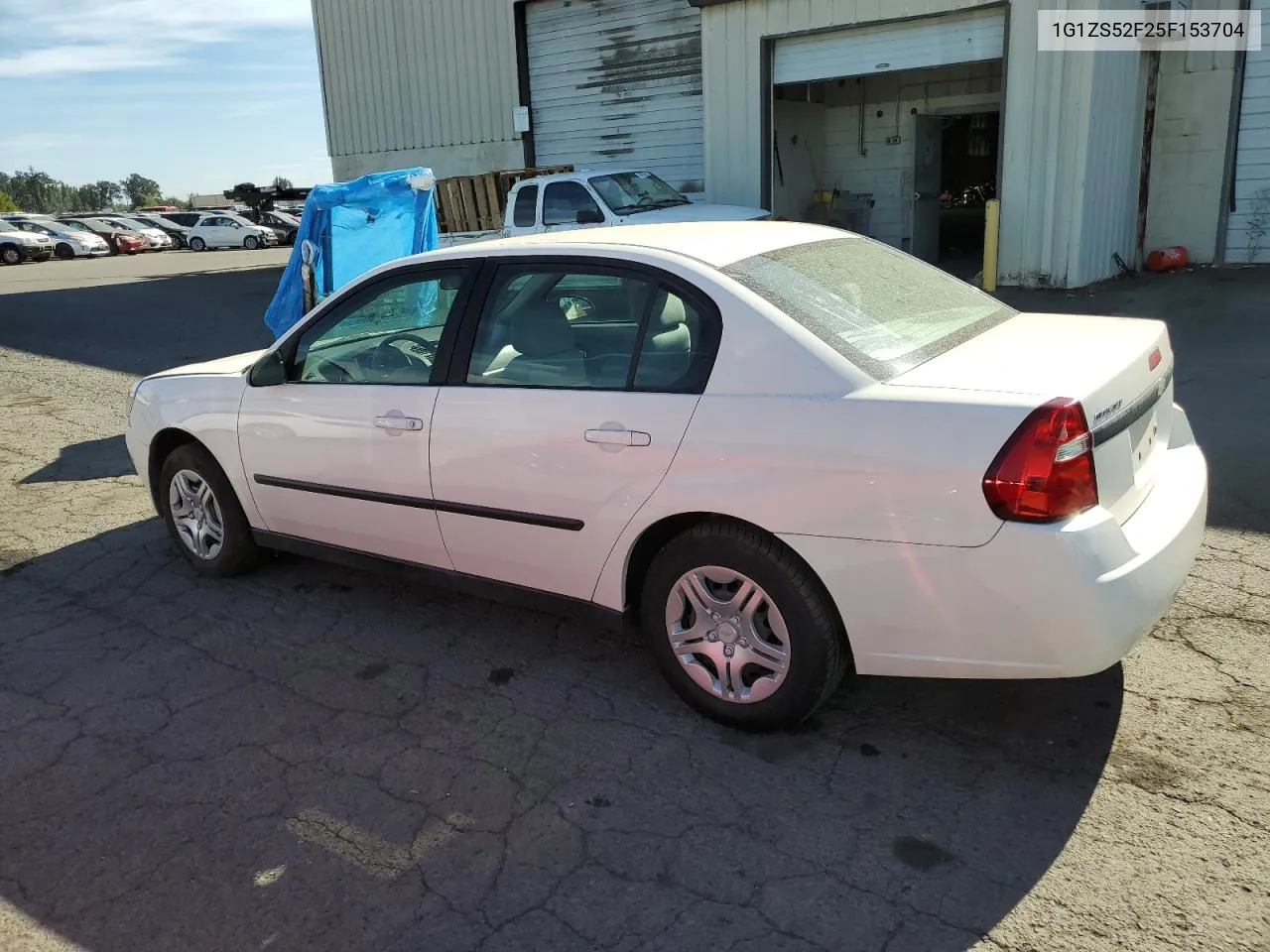 2005 Chevrolet Malibu VIN: 1G1ZS52F25F153704 Lot: 71118004