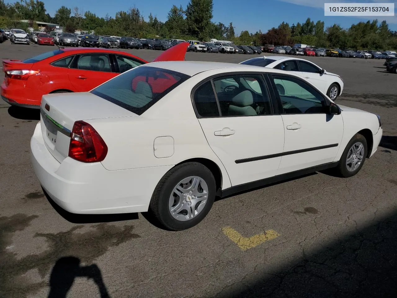 2005 Chevrolet Malibu VIN: 1G1ZS52F25F153704 Lot: 71118004