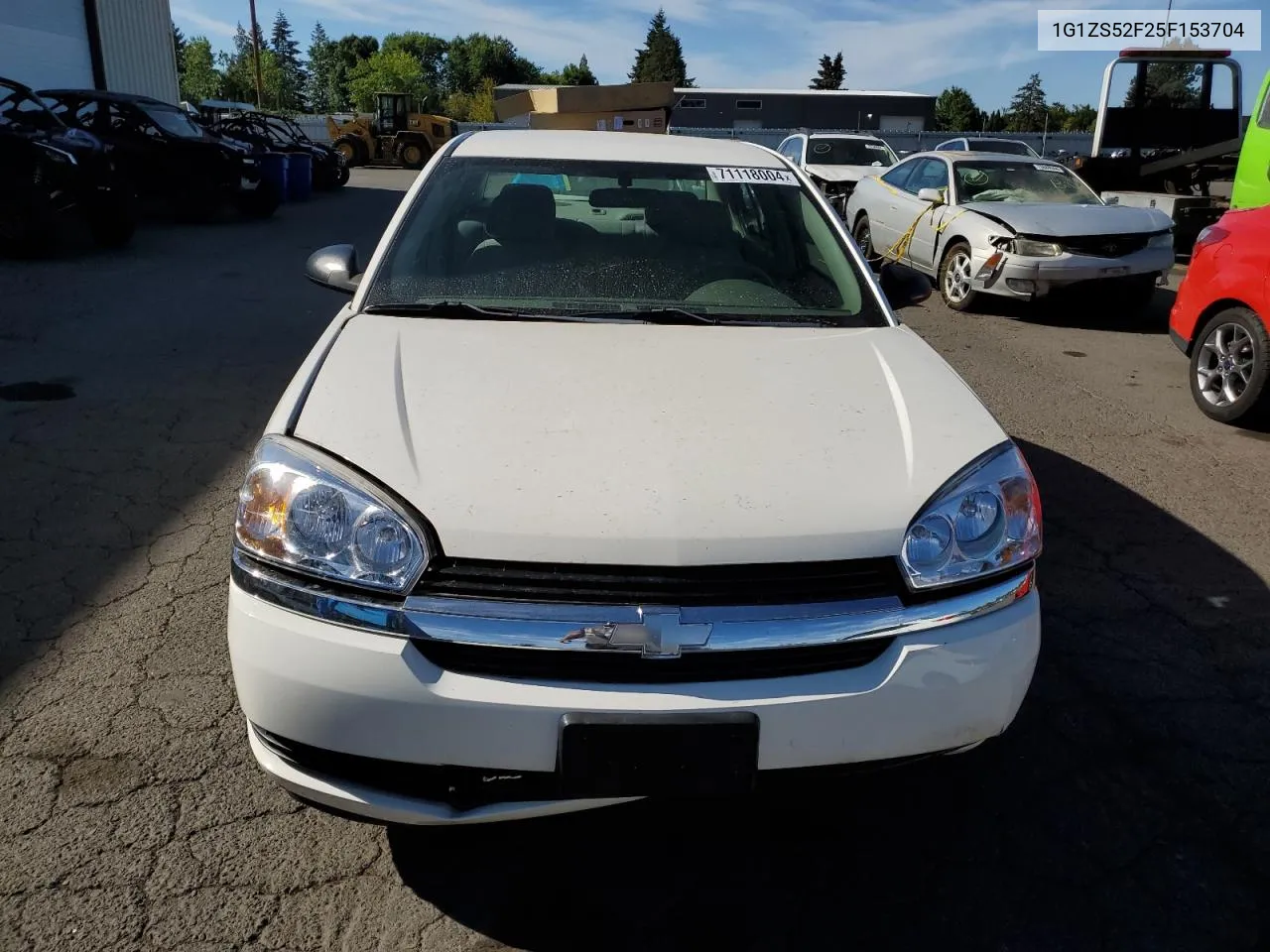 2005 Chevrolet Malibu VIN: 1G1ZS52F25F153704 Lot: 71118004