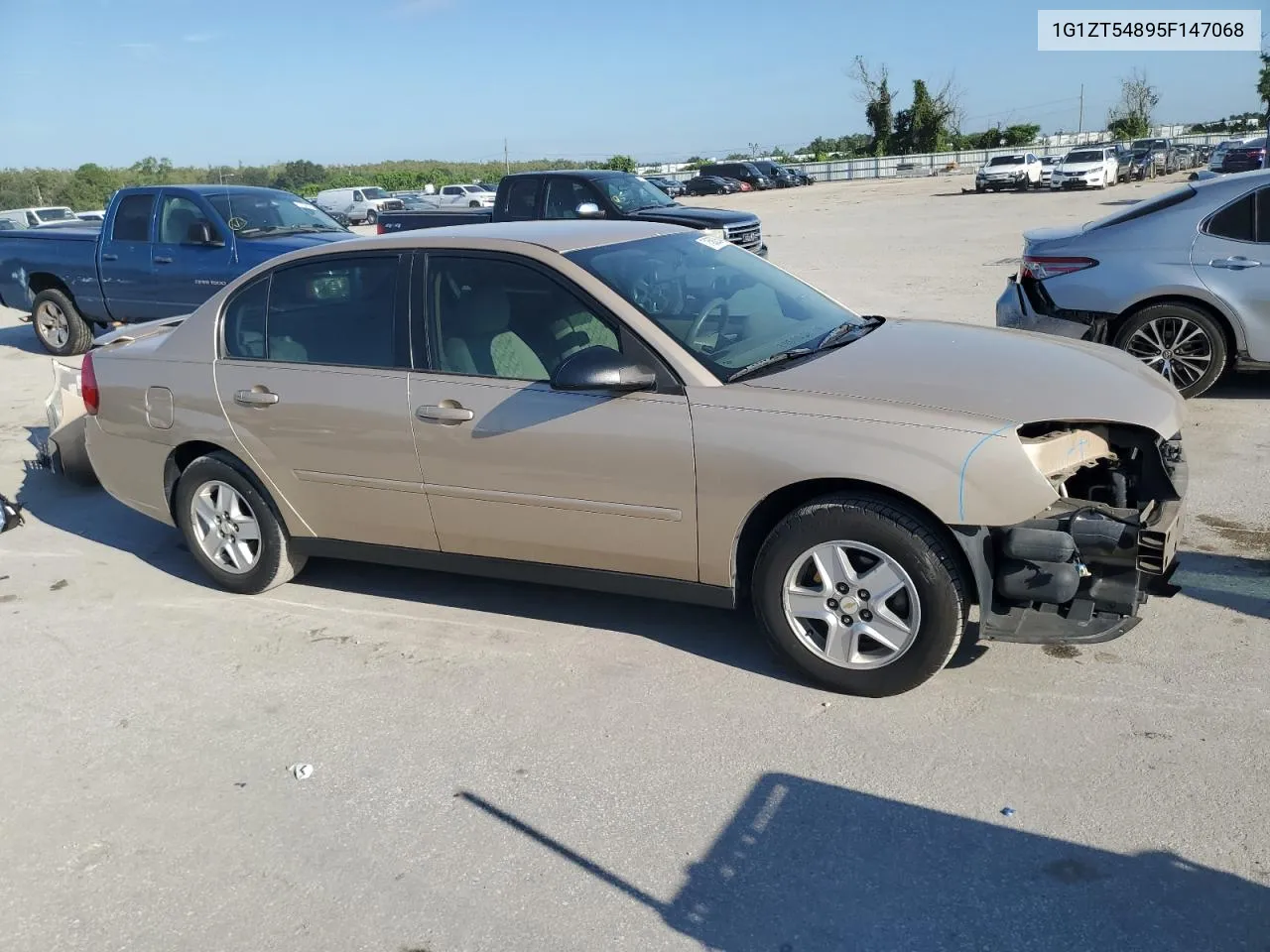 2005 Chevrolet Malibu Ls VIN: 1G1ZT54895F147068 Lot: 71580054