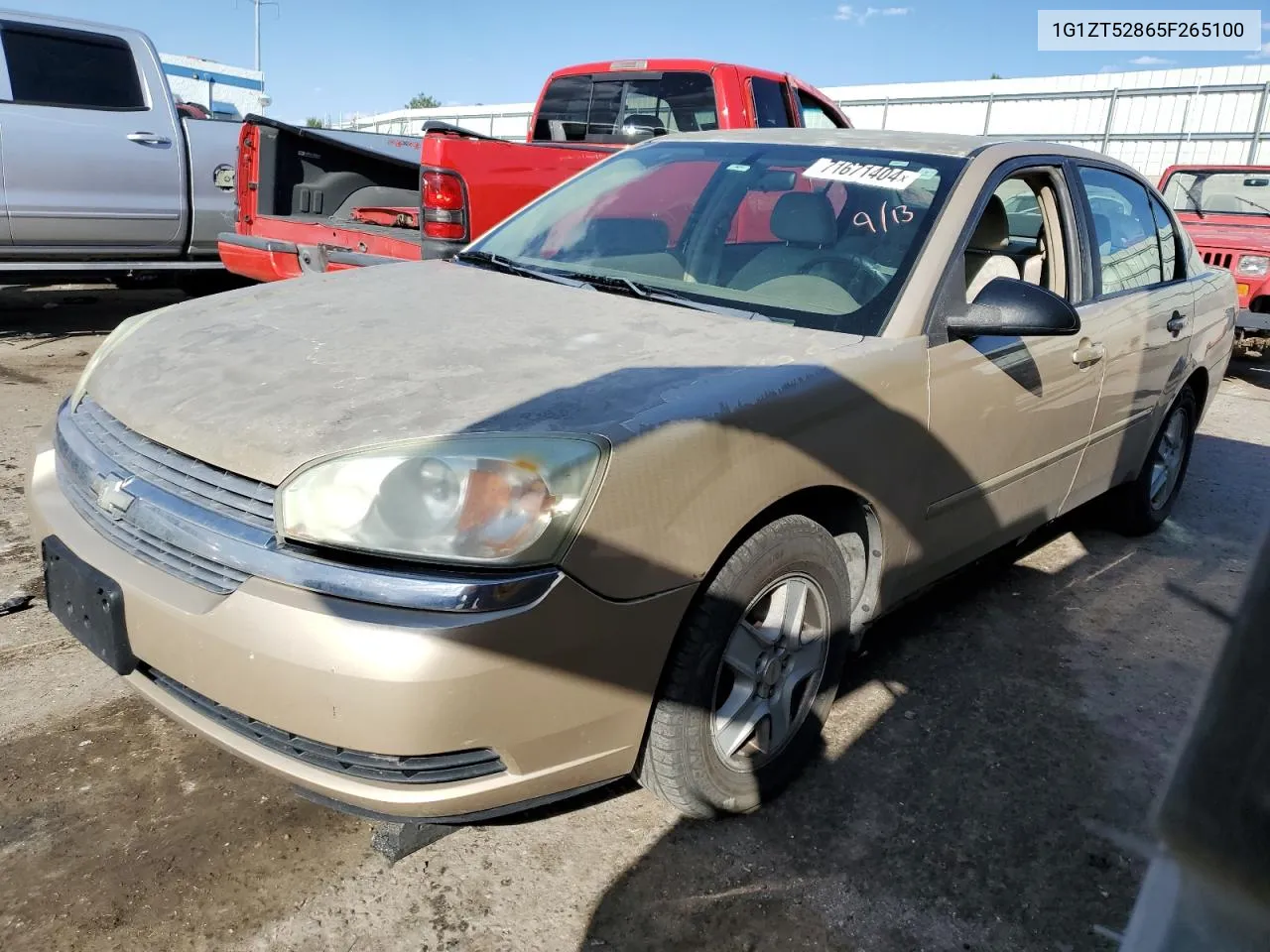 2005 Chevrolet Malibu Ls VIN: 1G1ZT52865F265100 Lot: 71671404