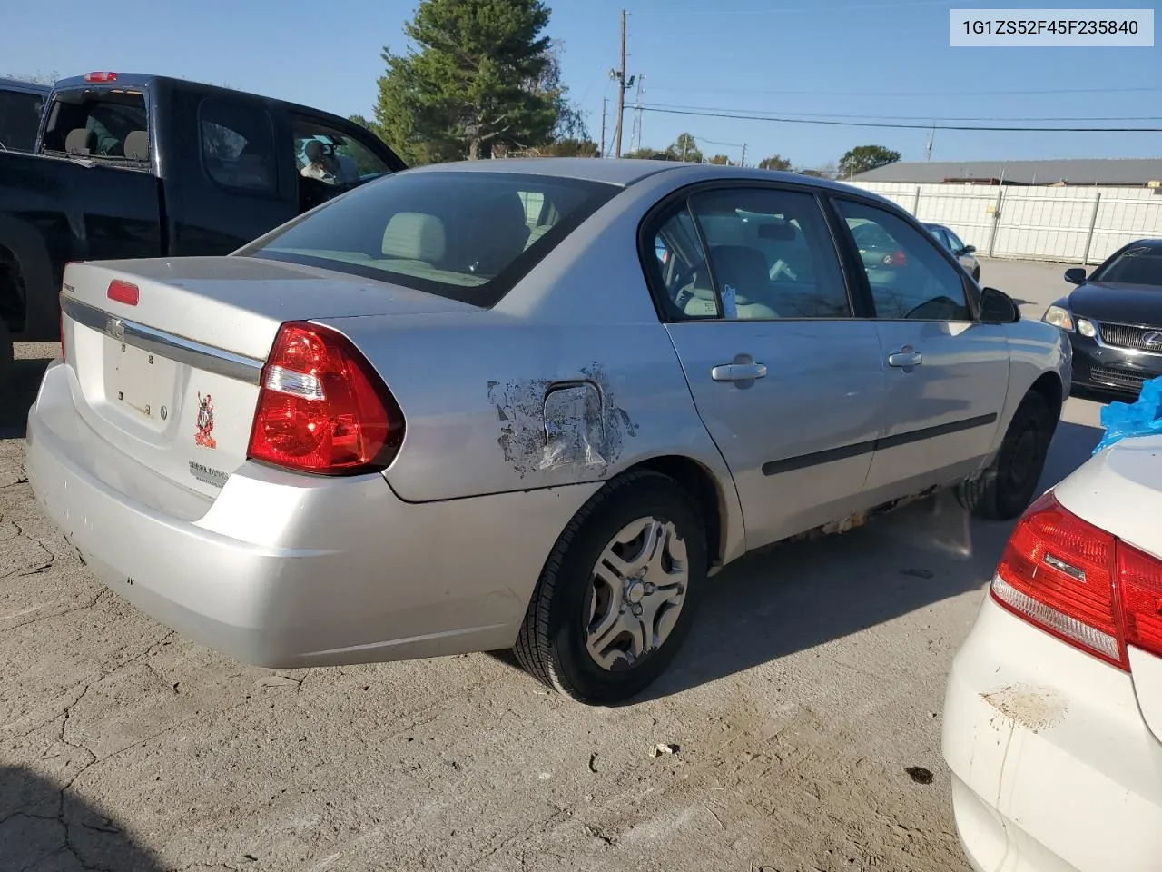 2005 Chevrolet Malibu VIN: 1G1ZS52F45F235840 Lot: 75279514