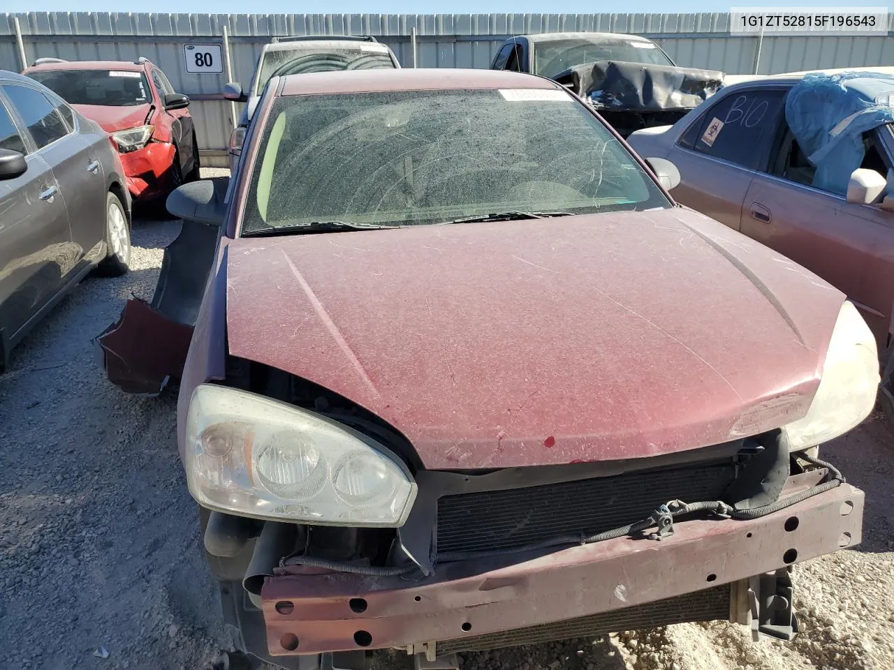 2005 Chevrolet Malibu Ls VIN: 1G1ZT52815F196543 Lot: 76850064